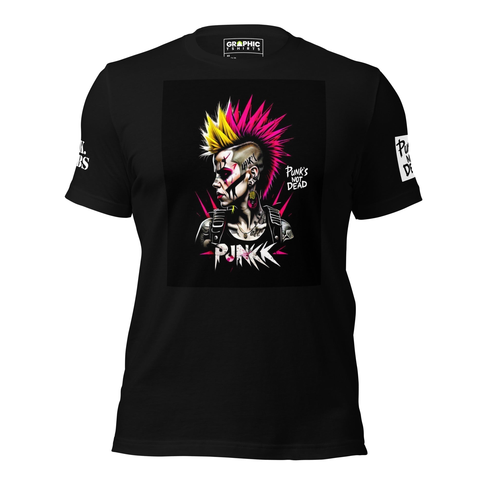 Unisex Crew Neck T-Shirt - Punk Rock Series Sector 8 - GRAPHIC T-SHIRTS
