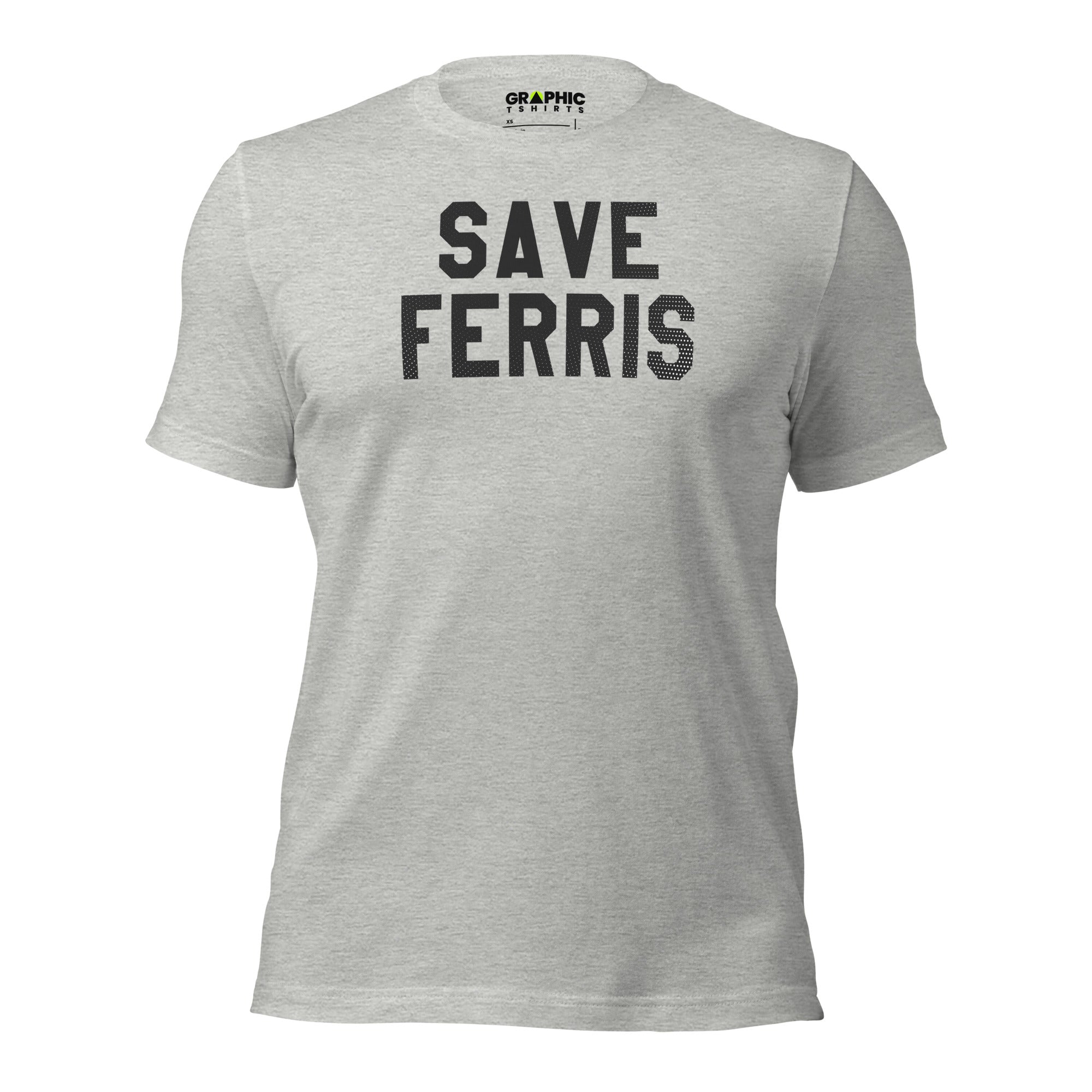 Unisex Crew Neck T-Shirt - Save Ferris [Bueller] - GRAPHIC T-SHIRTS