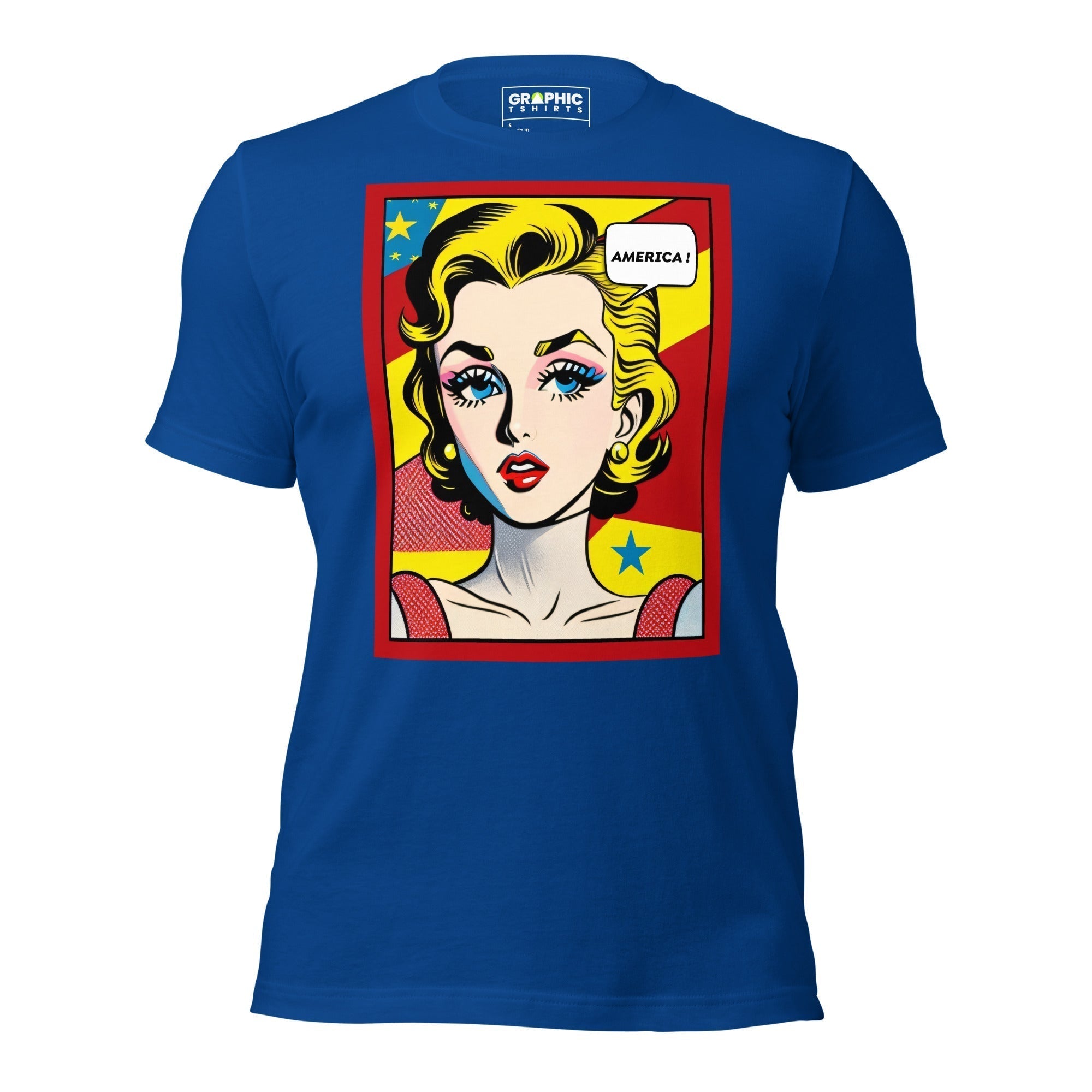 Unisex Crew Neck T-Shirt - Vintage American Comic Series v.28 - GRAPHIC T-SHIRTS