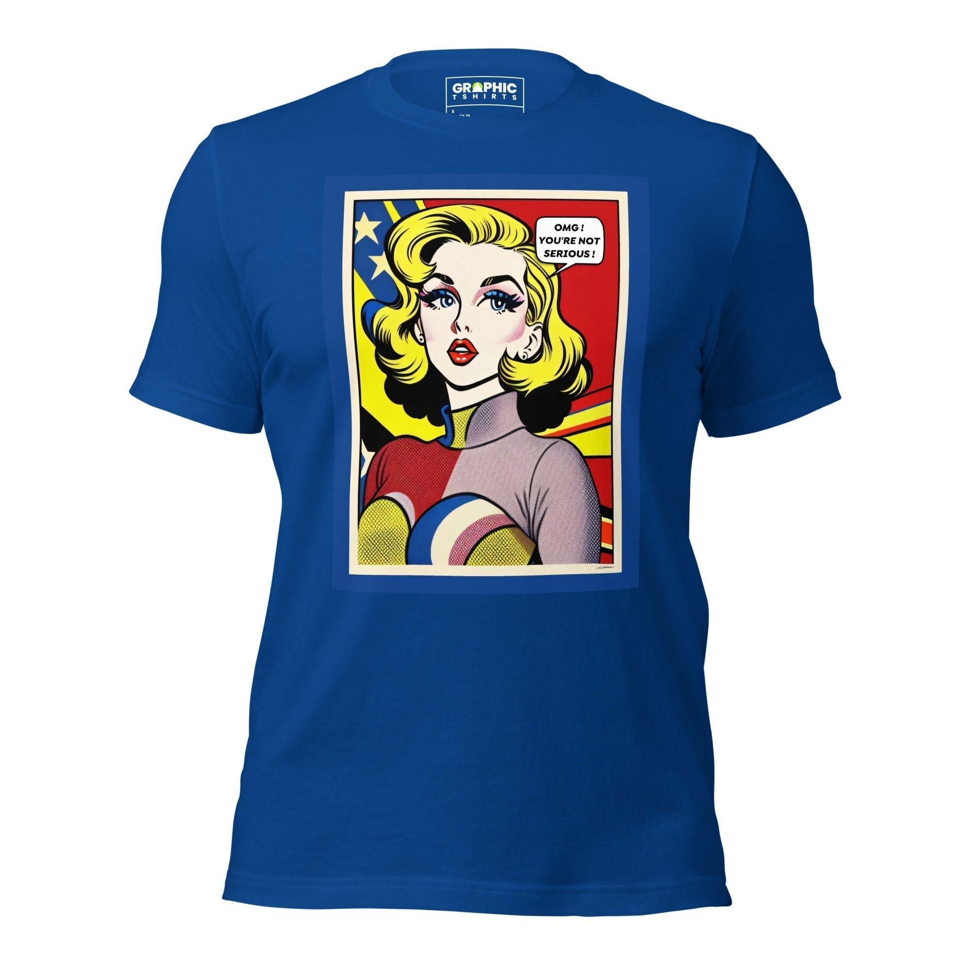 Unisex Crew Neck T-Shirt - Vintage American Comic Series v.39 - GRAPHIC T-SHIRTS
