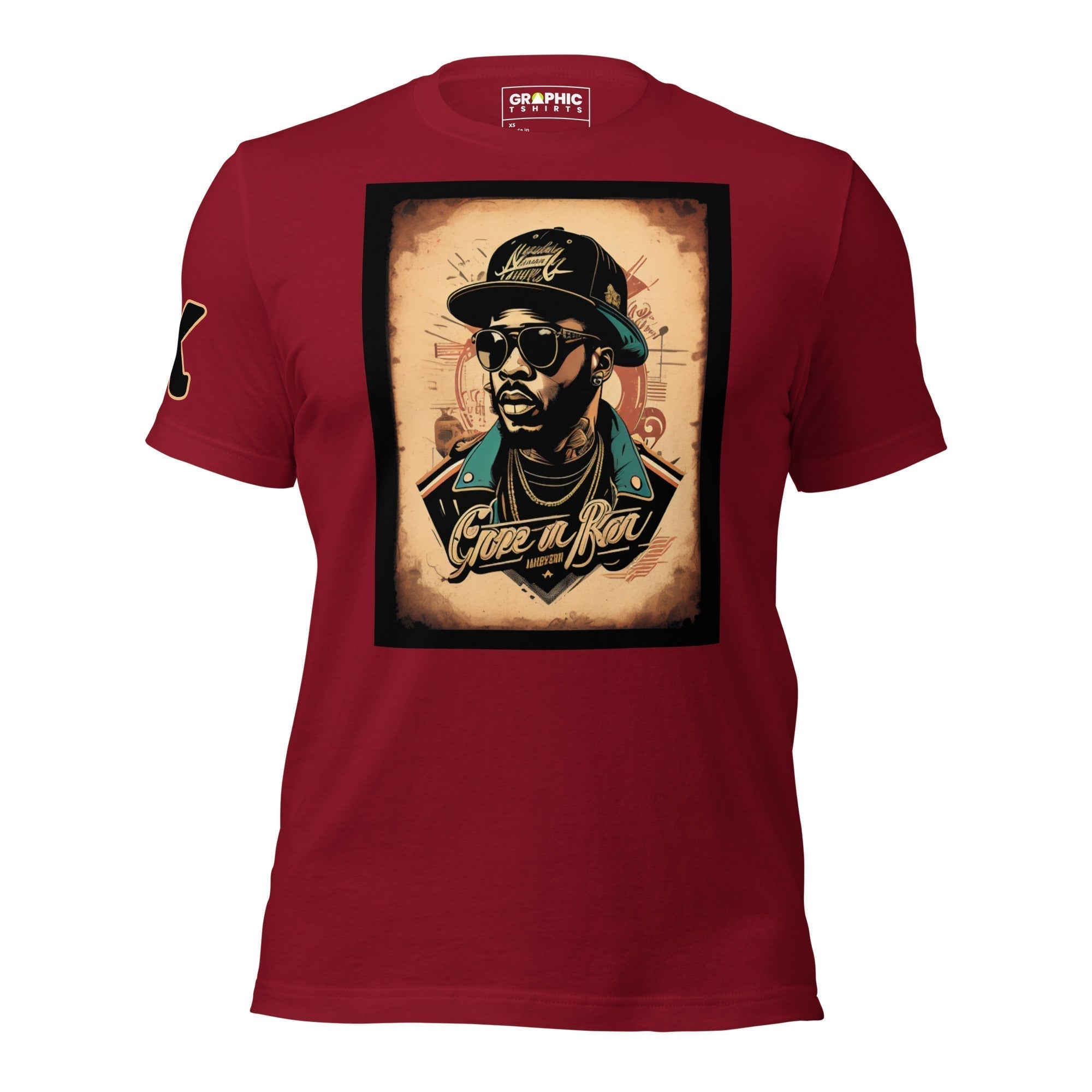 Unisex Crew Neck T-Shirt - Vintage Hip Hop Series v.14 - GRAPHIC T-SHIRTS