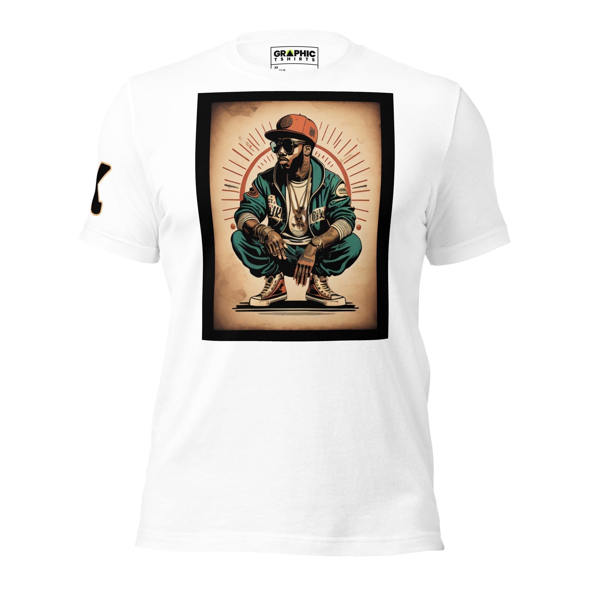 Unisex Crew Neck T-Shirt - Vintage Hip Hop Series v.17 - GRAPHIC T-SHIRTS