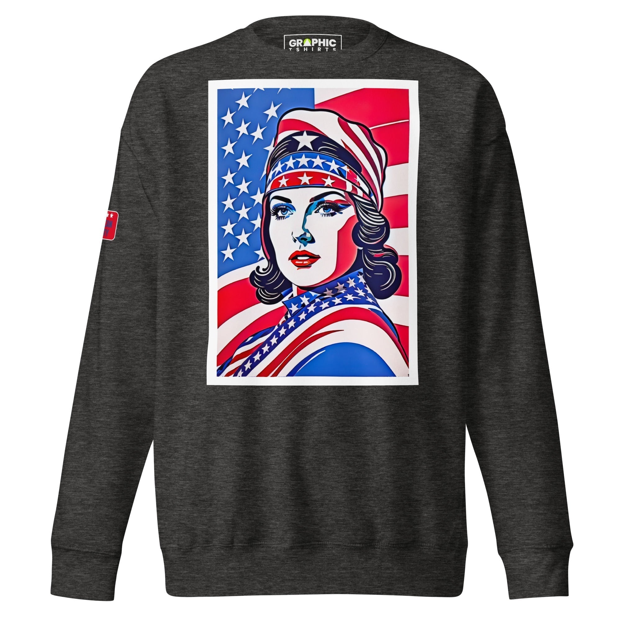 Unisex Premium Sweatshirt - American Liberty Series v.1 - GRAPHIC T-SHIRTS