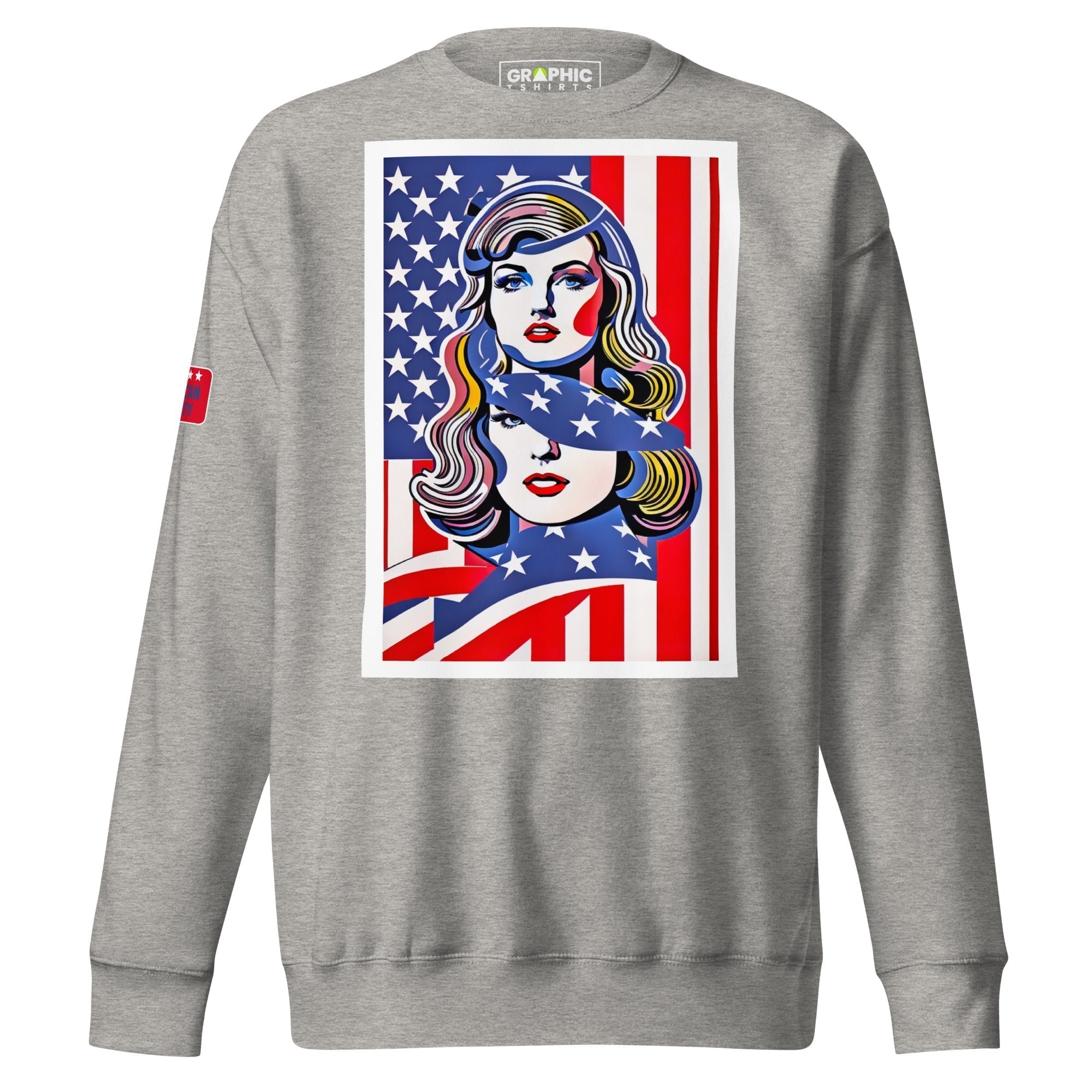 Unisex Premium Sweatshirt - American Liberty Series v.12 - GRAPHIC T-SHIRTS