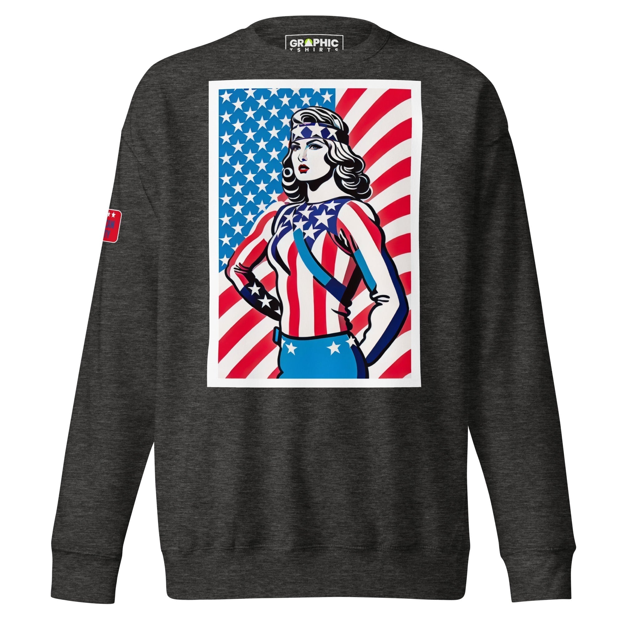 Unisex Premium Sweatshirt - American Liberty Series v.14 - GRAPHIC T-SHIRTS
