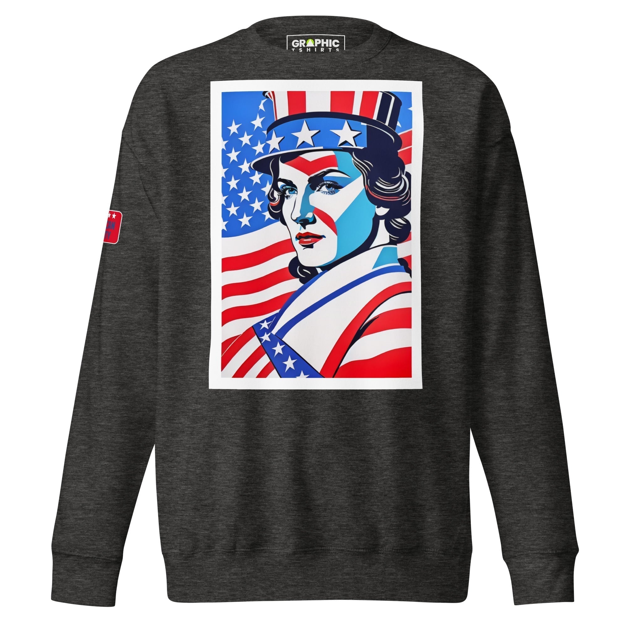 Unisex Premium Sweatshirt - American Liberty Series v.17 - GRAPHIC T-SHIRTS
