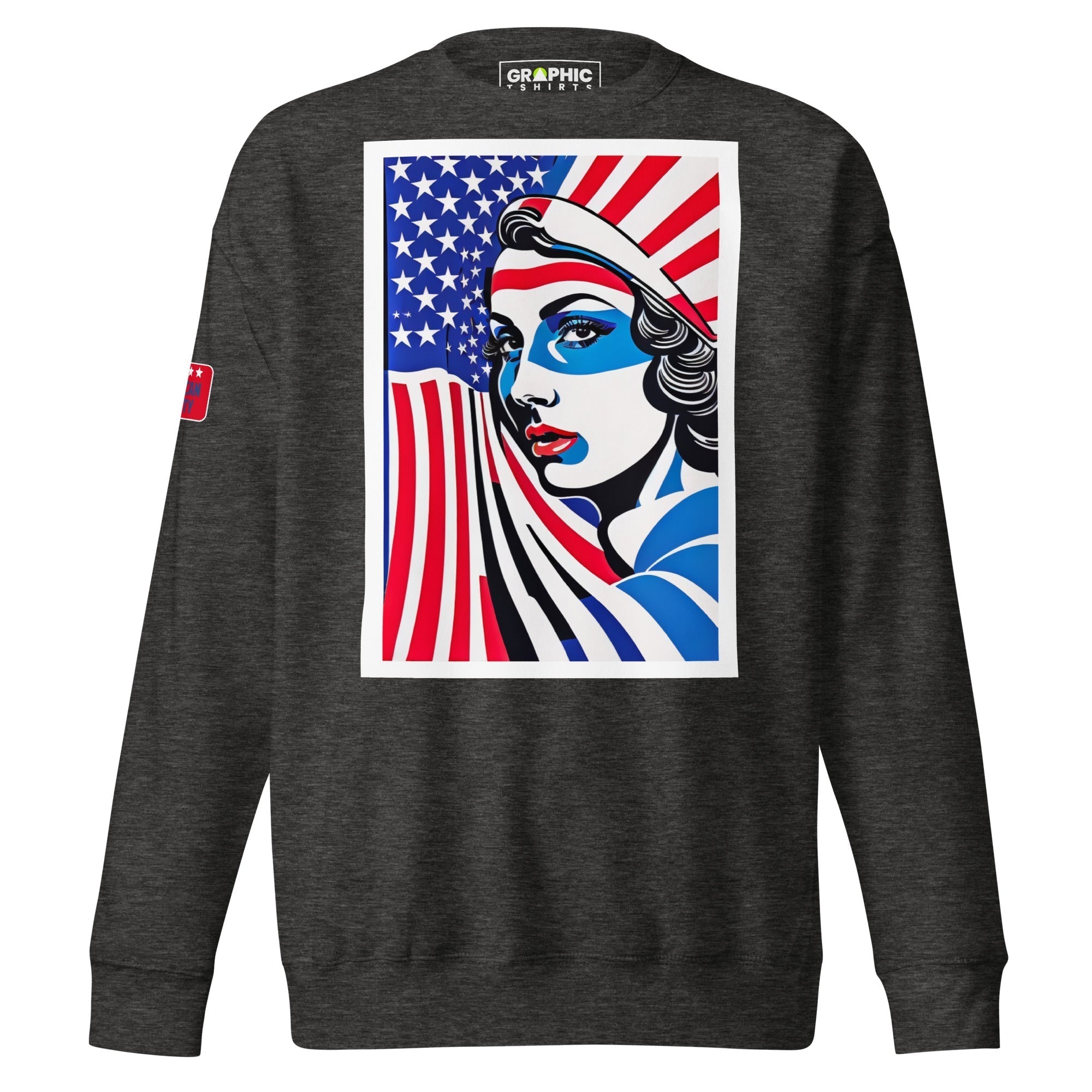 Unisex Premium Sweatshirt - American Liberty Series v.20 - GRAPHIC T-SHIRTS