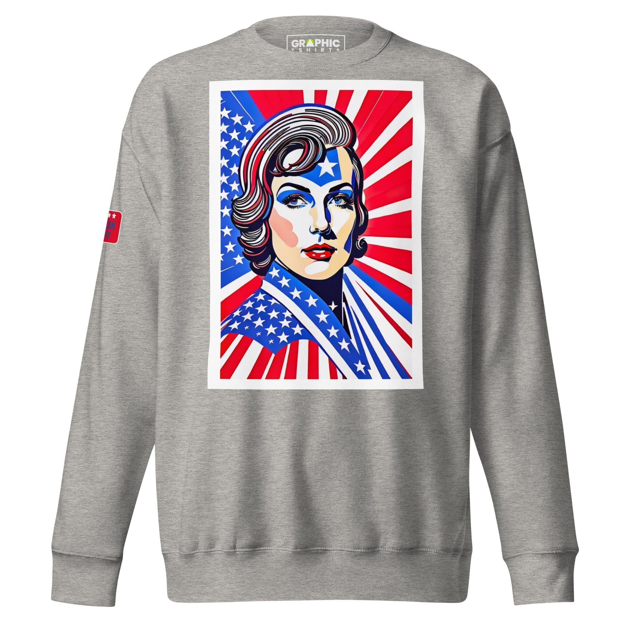 Unisex Premium Sweatshirt - American Liberty Series v.22 - GRAPHIC T-SHIRTS