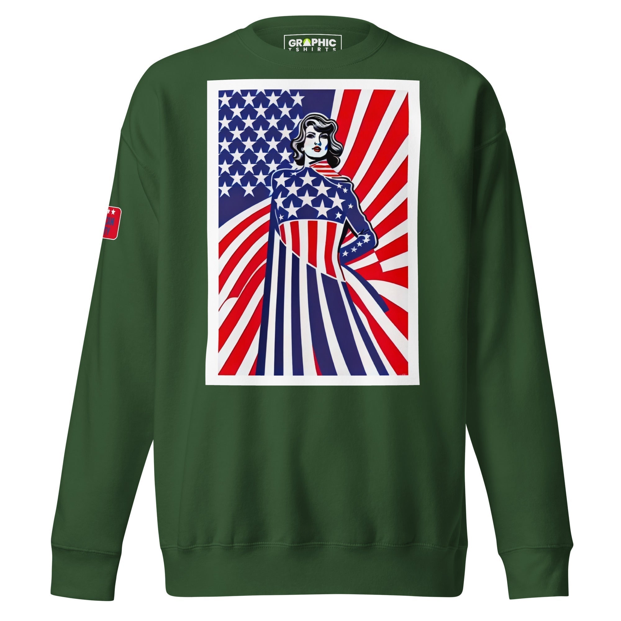 Unisex Premium Sweatshirt - American Liberty Series v.28 - GRAPHIC T-SHIRTS