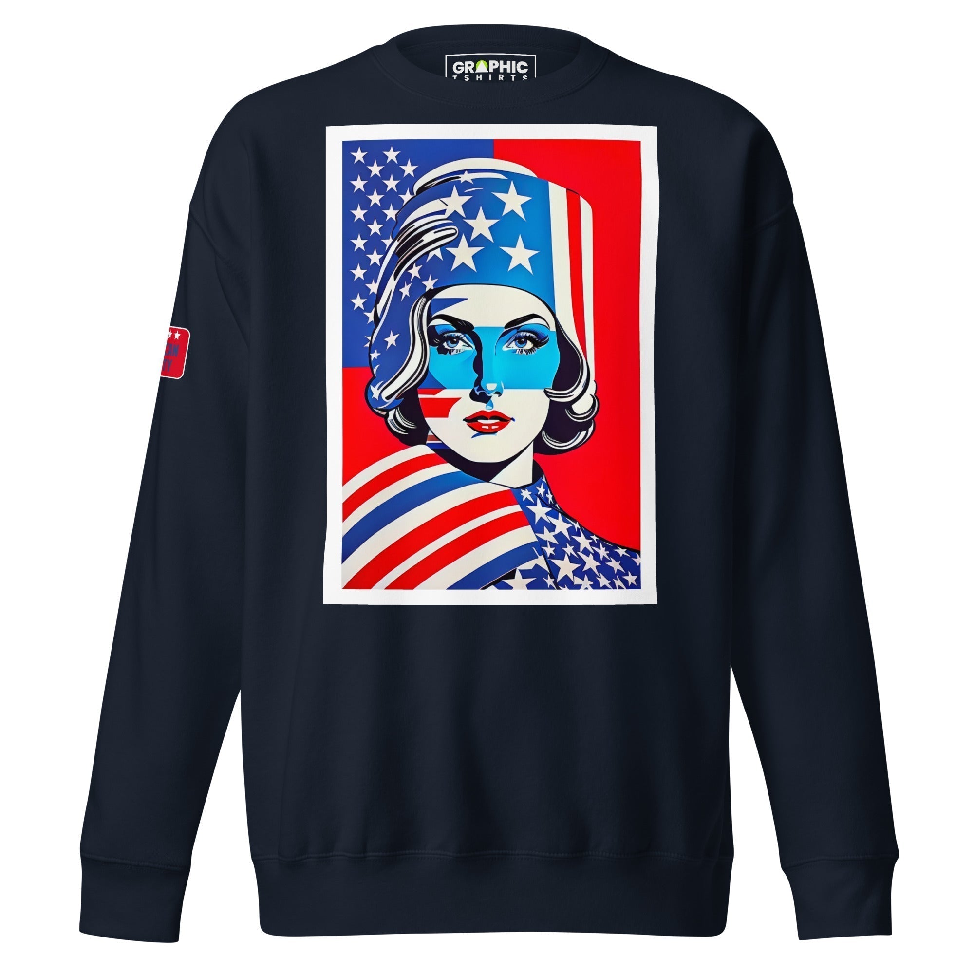 Unisex Premium Sweatshirt - American Liberty Series v.5 - GRAPHIC T-SHIRTS