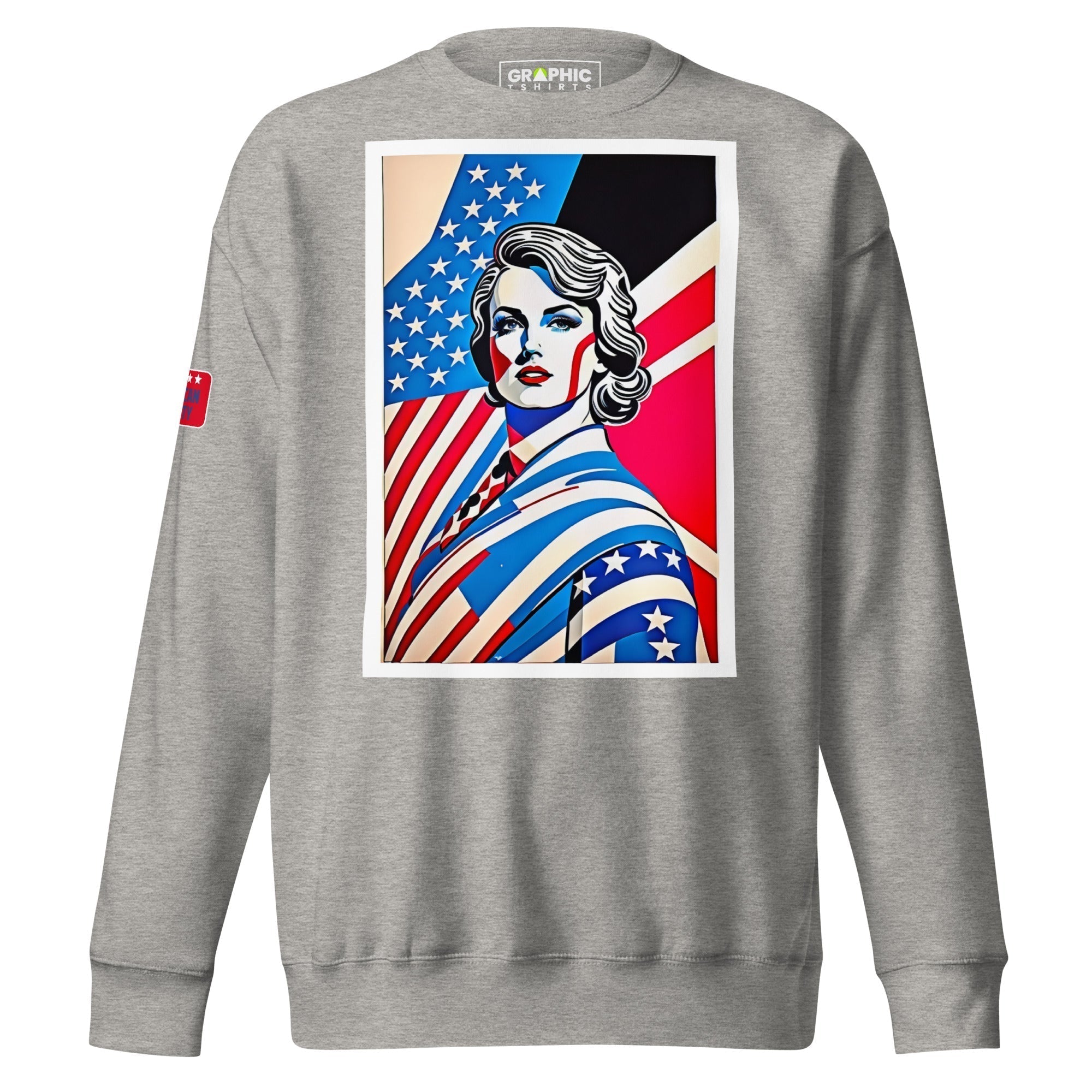 Unisex Premium Sweatshirt - American Liberty Series v.7 - GRAPHIC T-SHIRTS