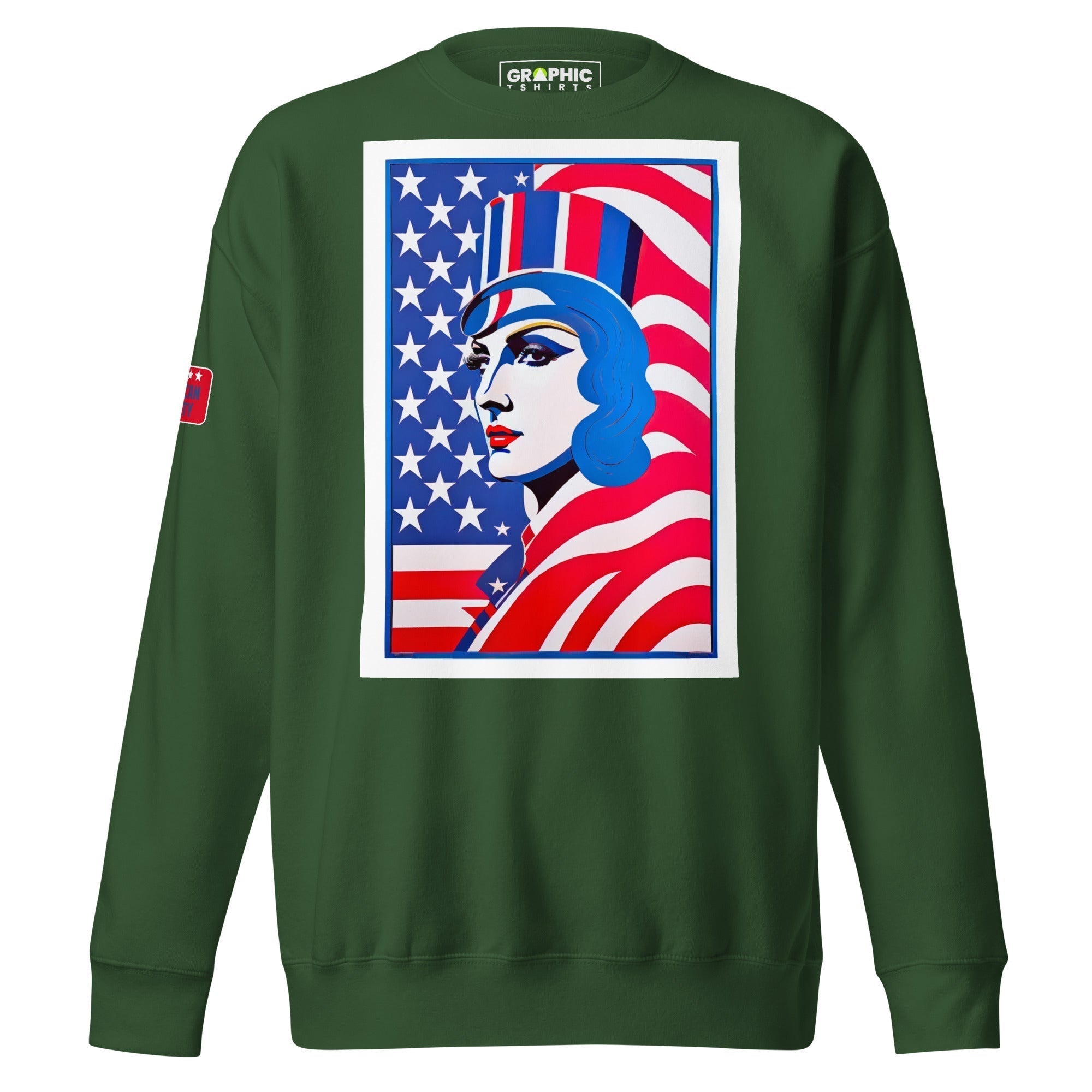 Unisex Premium Sweatshirt - American Liberty Series v.9 - GRAPHIC T-SHIRTS