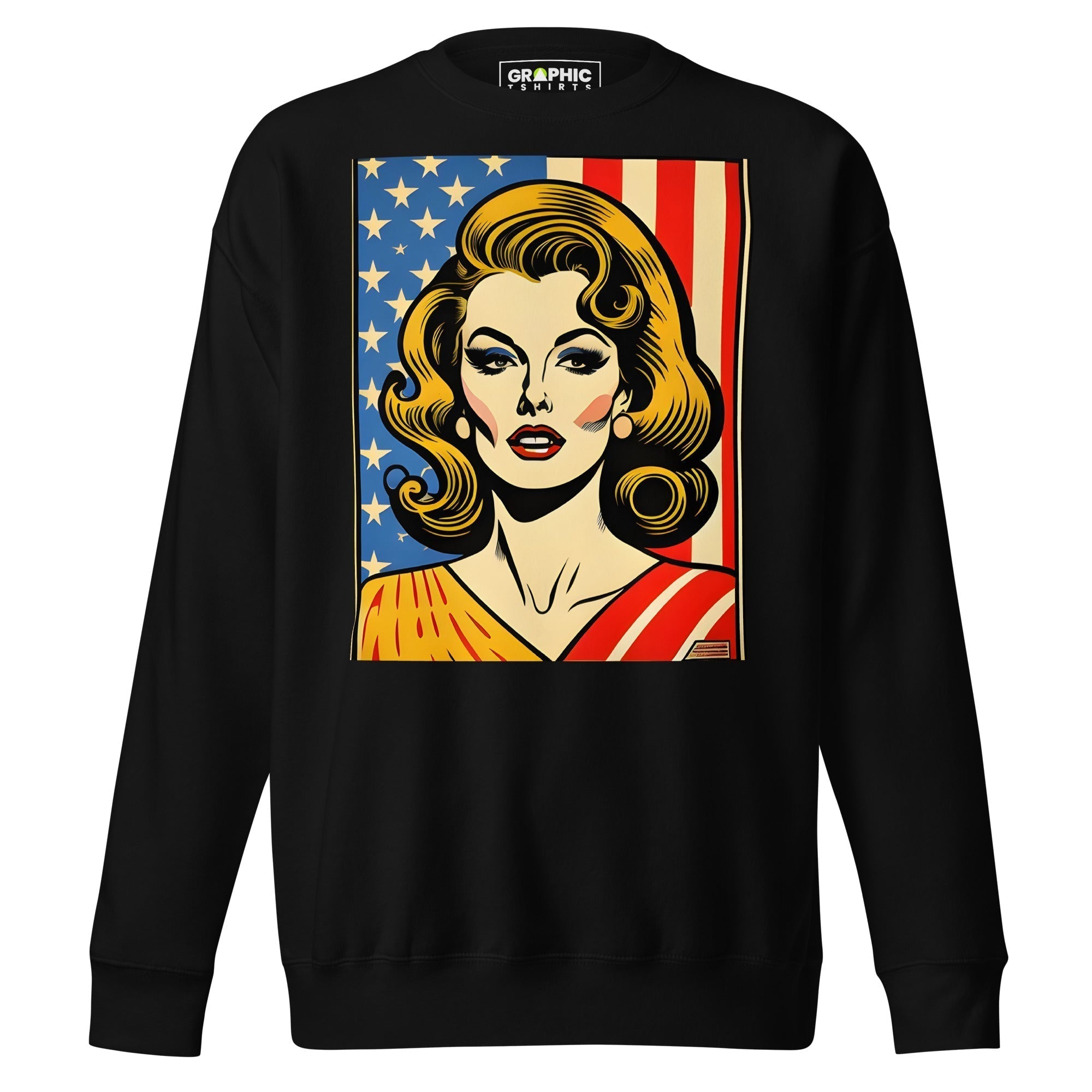 Unisex Premium Sweatshirt - Americana Series v.36 - GRAPHIC T-SHIRTS