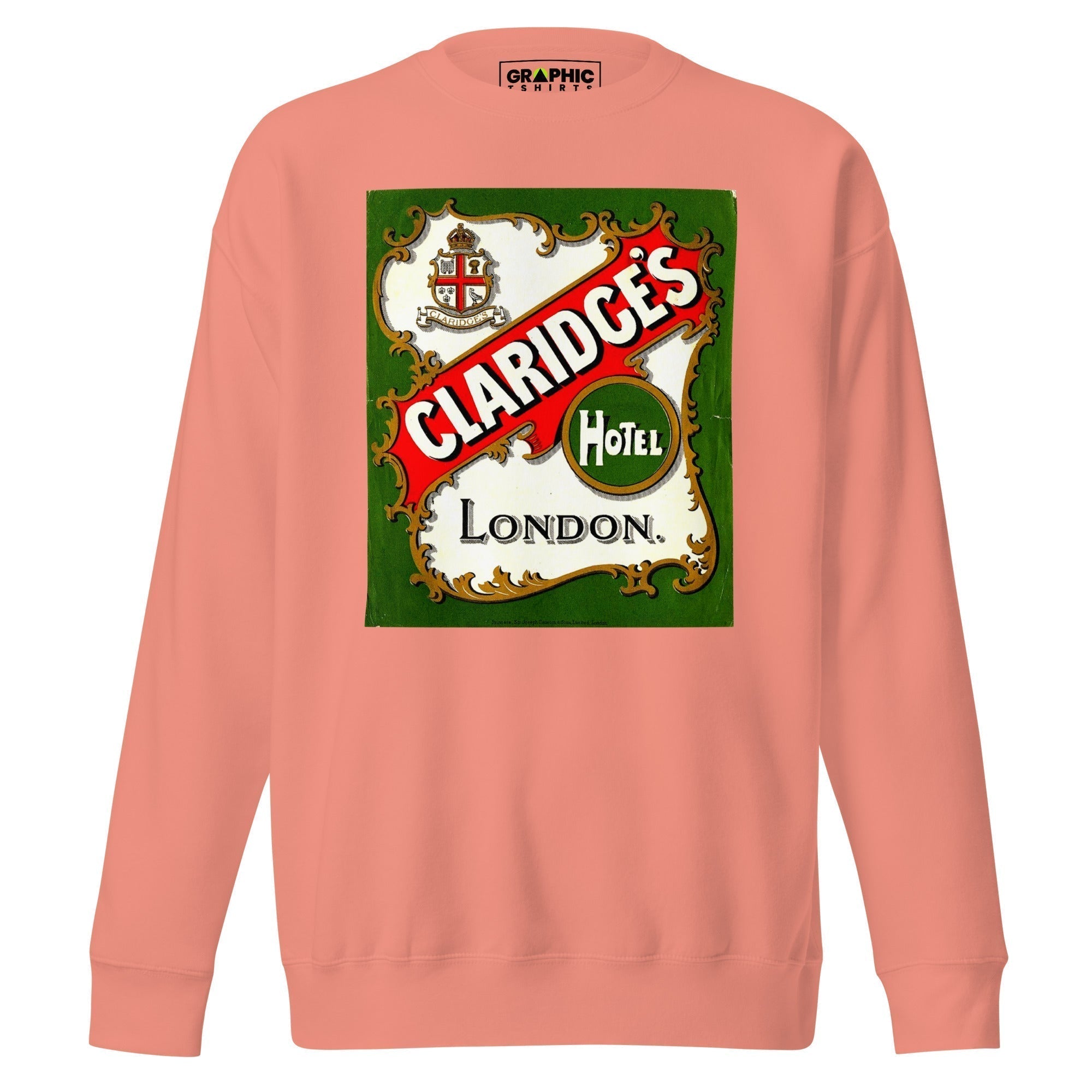 Unisex Premium Sweatshirt - Claridges Hotel London Vintage - GRAPHIC T-SHIRTS