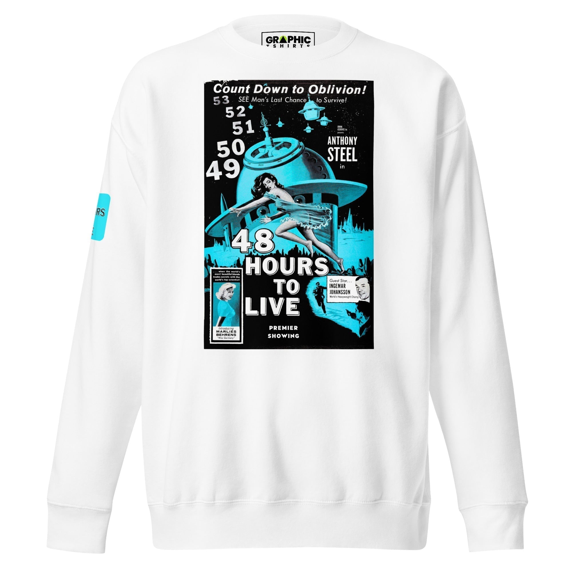 Unisex Premium Sweatshirt - Countdown To Oblivion 48 Hours To Live - GRAPHIC T-SHIRTS