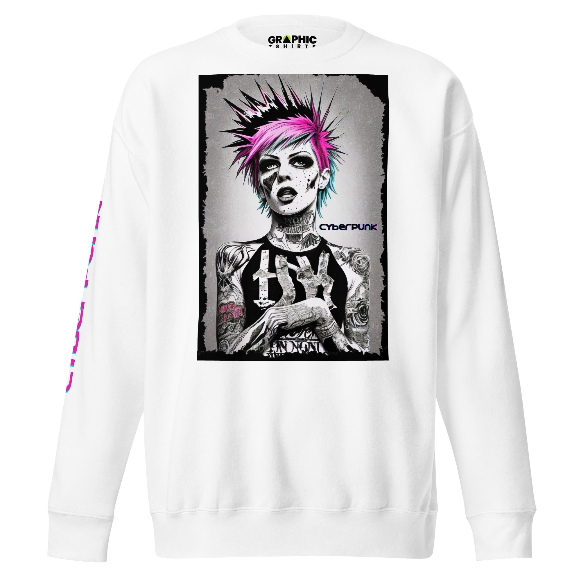 Unisex Premium Sweatshirt - Cyberpunk - GRAPHIC T-SHIRTS