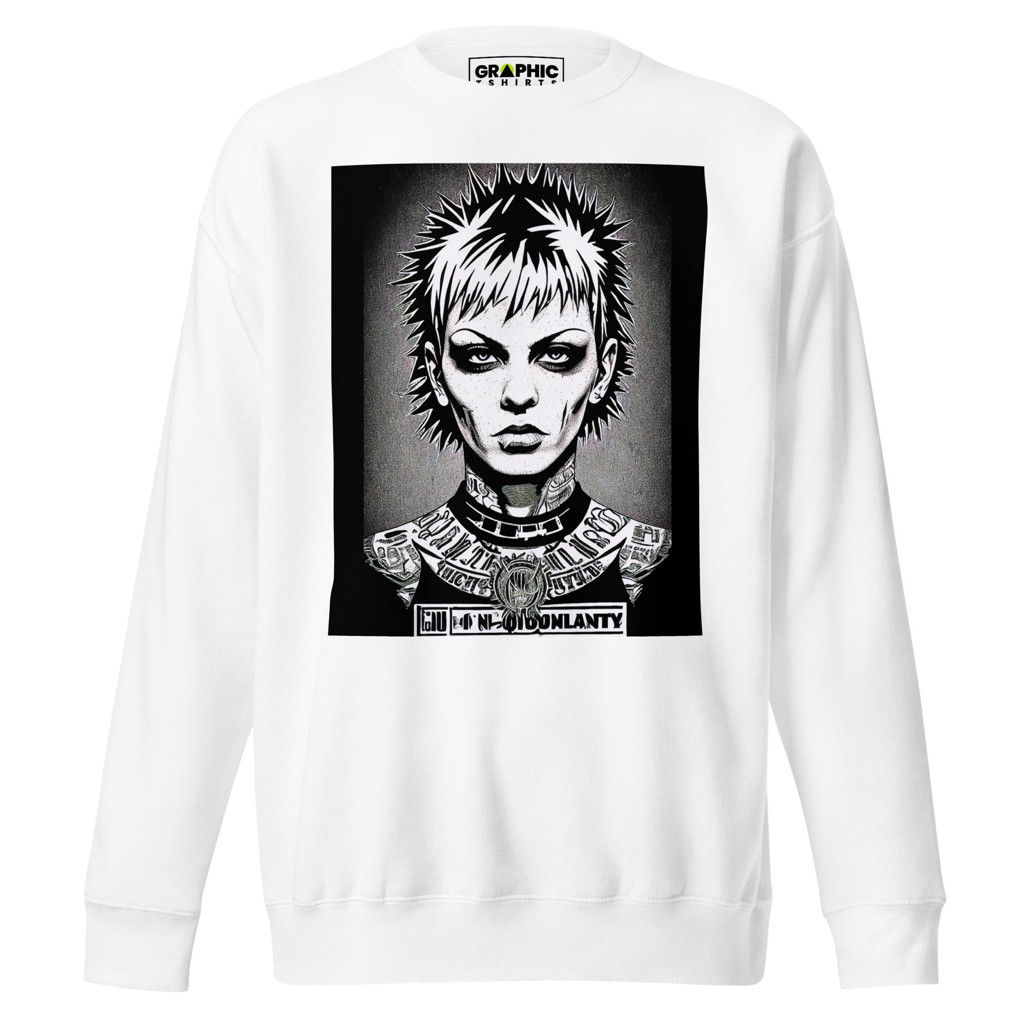 Unisex Premium Sweatshirt - Femme Fatale Punk Rock - GRAPHIC T-SHIRTS