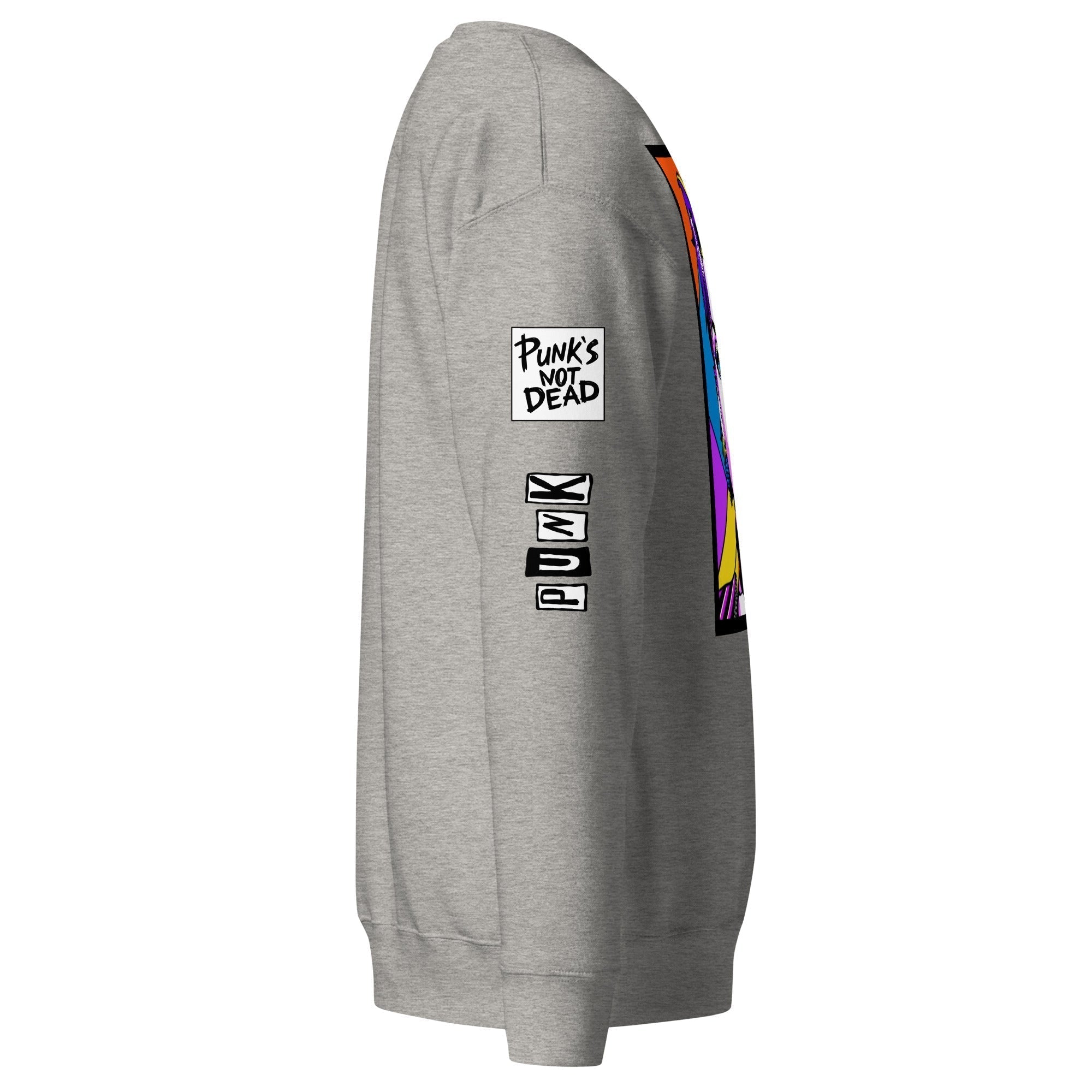 Unisex Premium Sweatshirt - Punk Pop Art Scene 15 - GRAPHIC T-SHIRTS