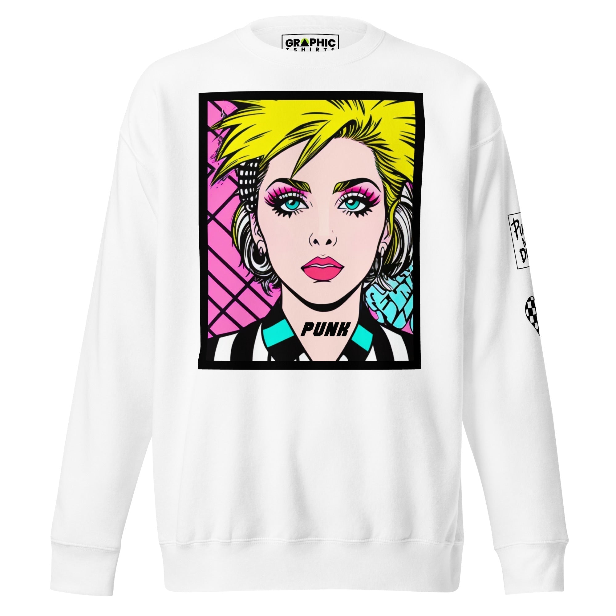 Unisex Premium Sweatshirt - Punk Pop Art Scene 4 - GRAPHIC T-SHIRTS