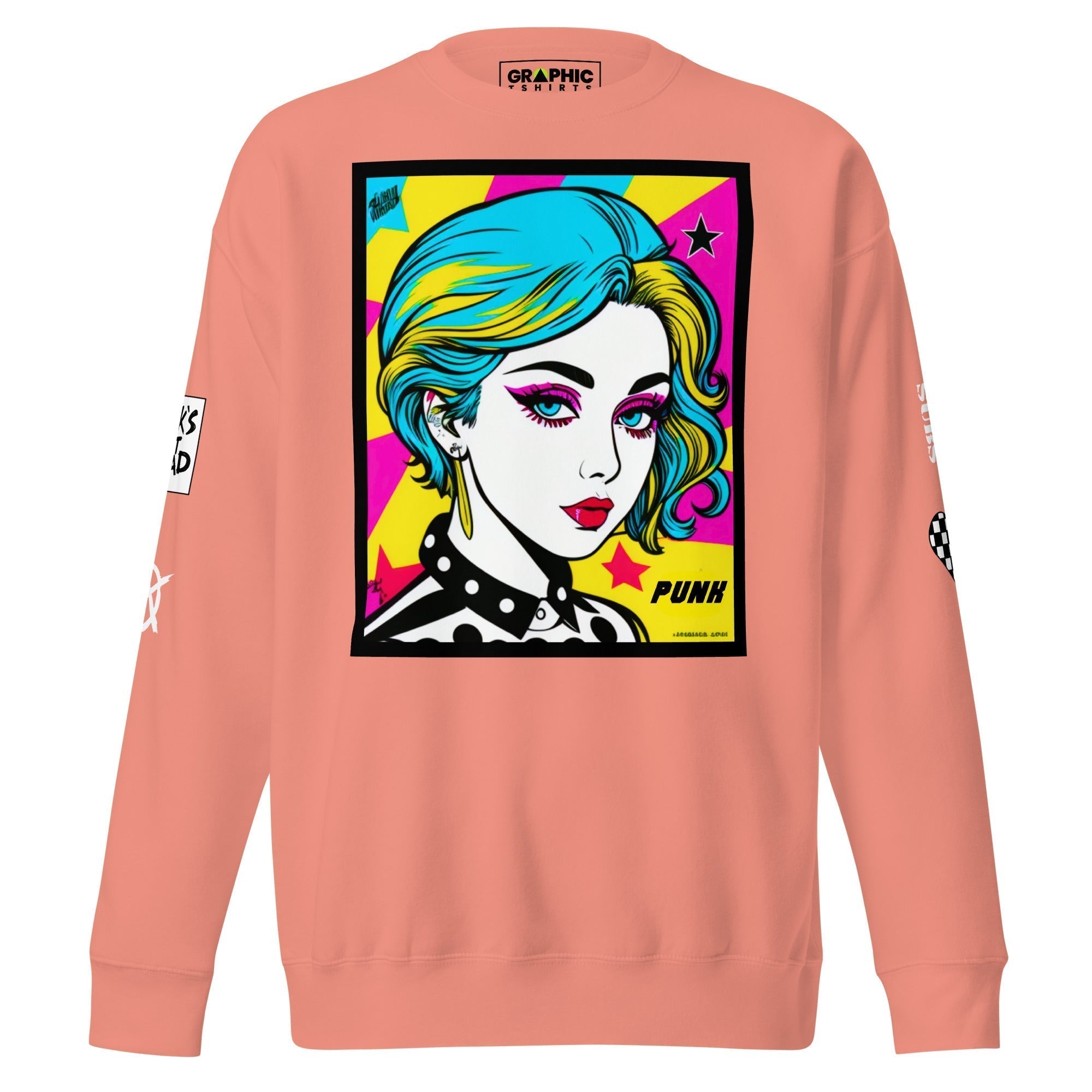 Unisex Premium Sweatshirt - Punk Pop Art Scene 6 - GRAPHIC T-SHIRTS
