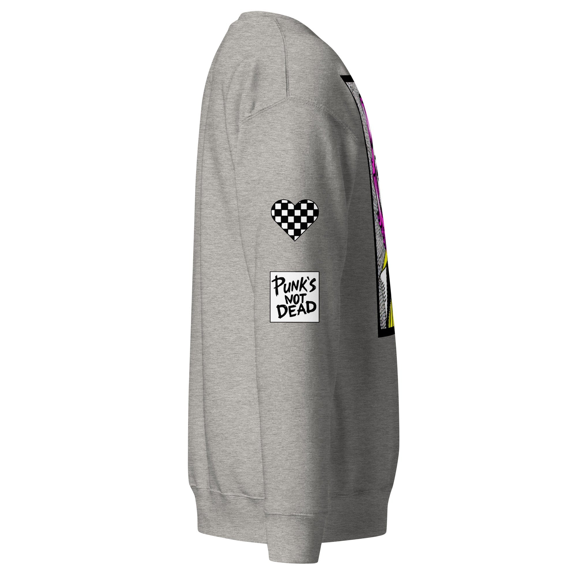 Unisex Premium Sweatshirt - Punk Pop Art Scene 8 - GRAPHIC T-SHIRTS