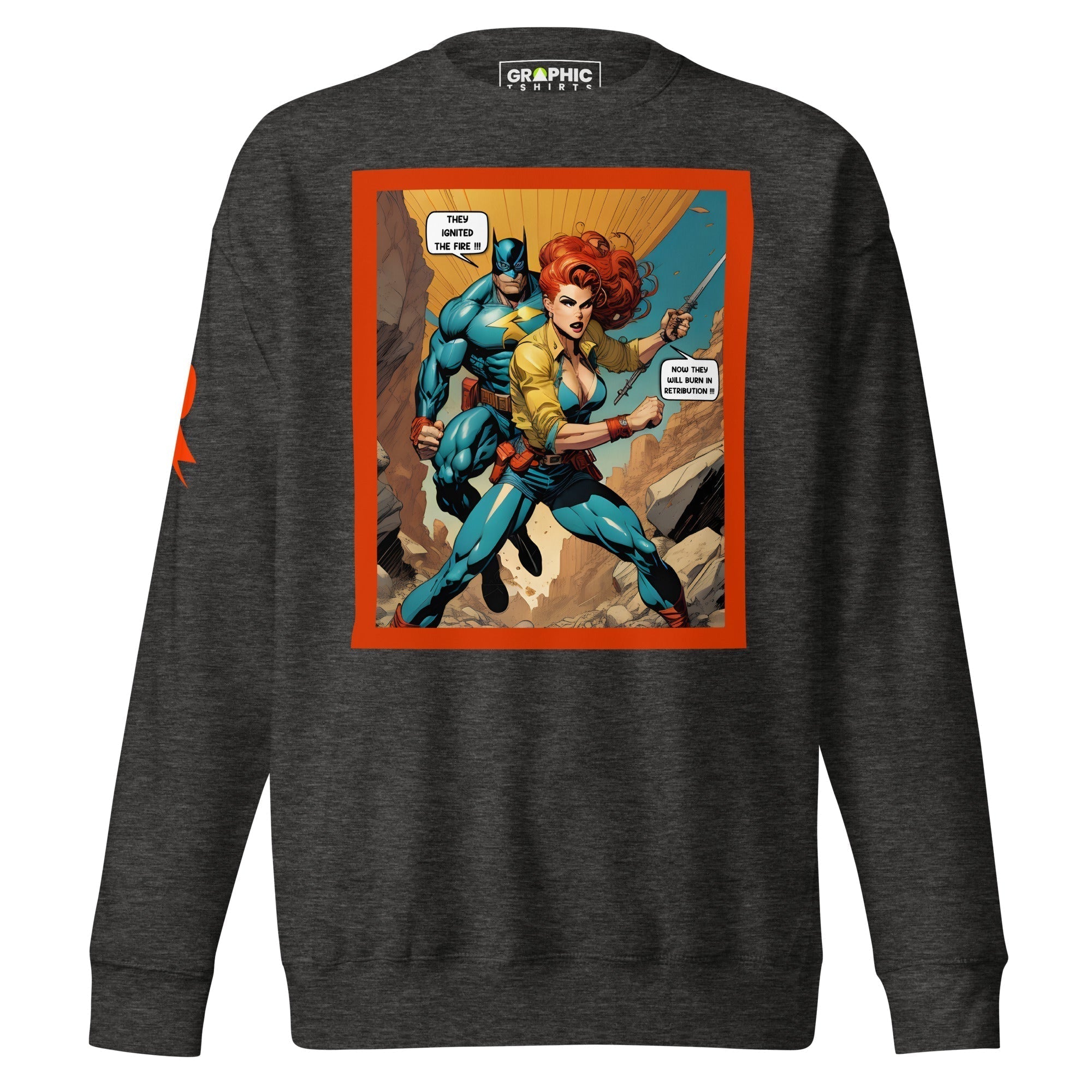 Unisex Premium Sweatshirt - Retribution: Heroes Unleashed v.66 - GRAPHIC T-SHIRTS