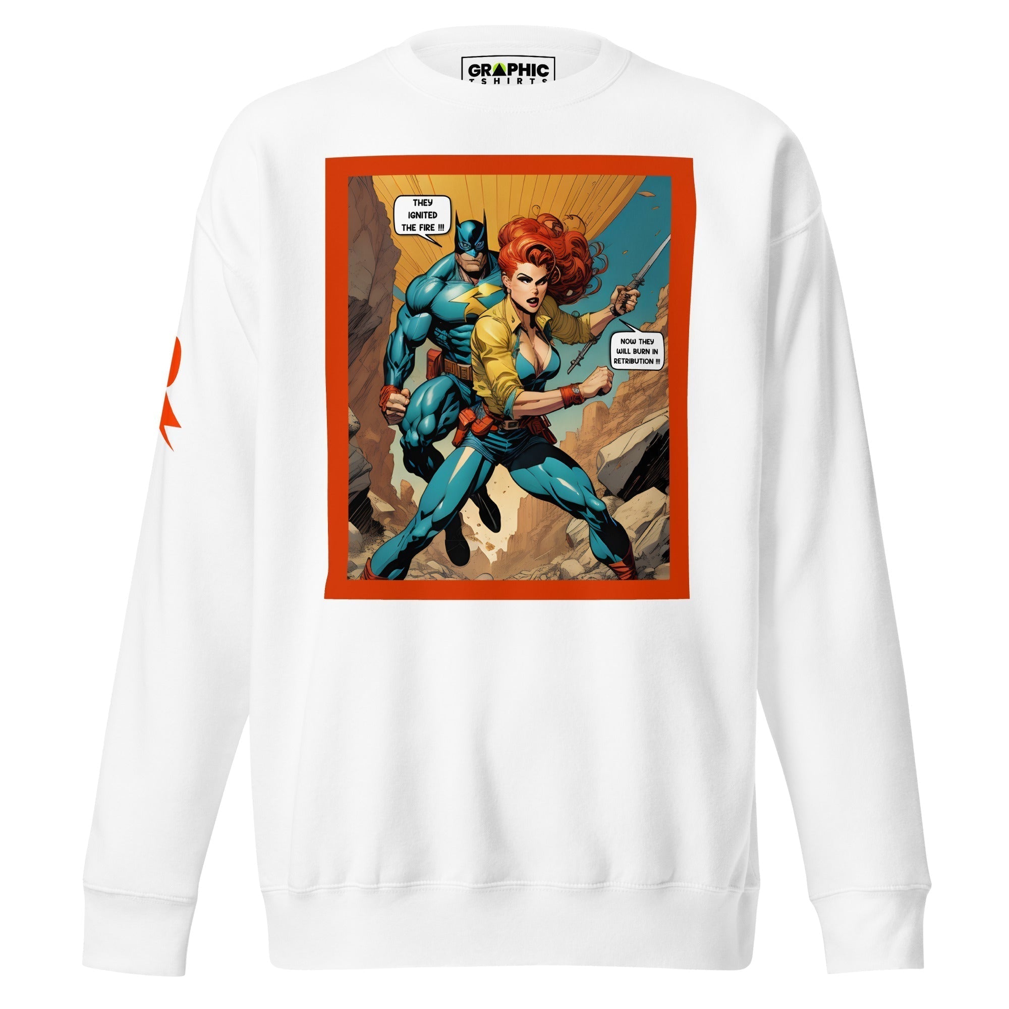 Unisex Premium Sweatshirt - Retribution: Heroes Unleashed v.66 - GRAPHIC T-SHIRTS