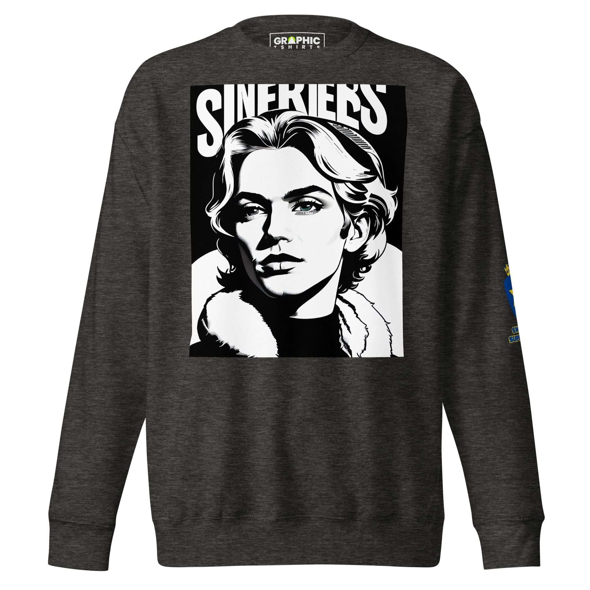 Unisex Premium Sweatshirt - Swedish Superstar Series v.2 - GRAPHIC T-SHIRTS