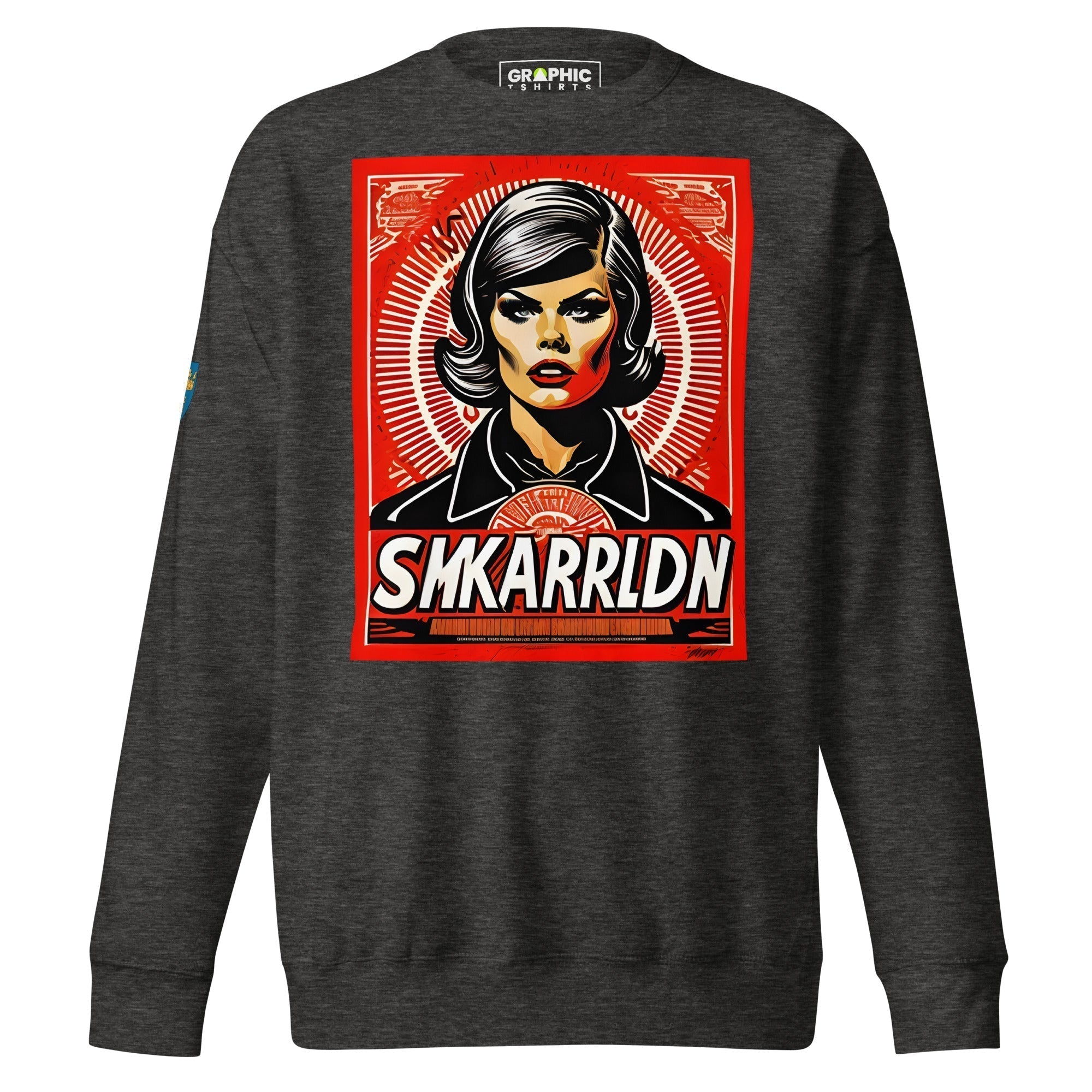 Unisex Premium Sweatshirt - Swedish Vintage Fashion Series v.10 - GRAPHIC T-SHIRTS
