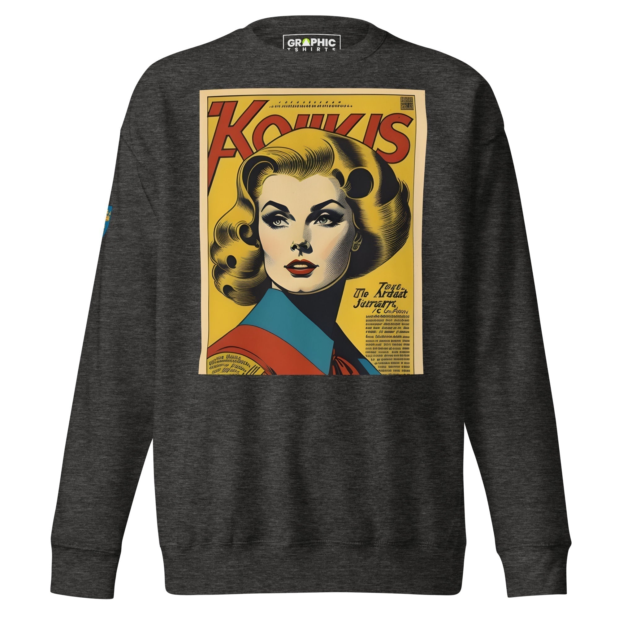 Unisex Premium Sweatshirt - Swedish Vintage Fashion Series v.17 - GRAPHIC T-SHIRTS