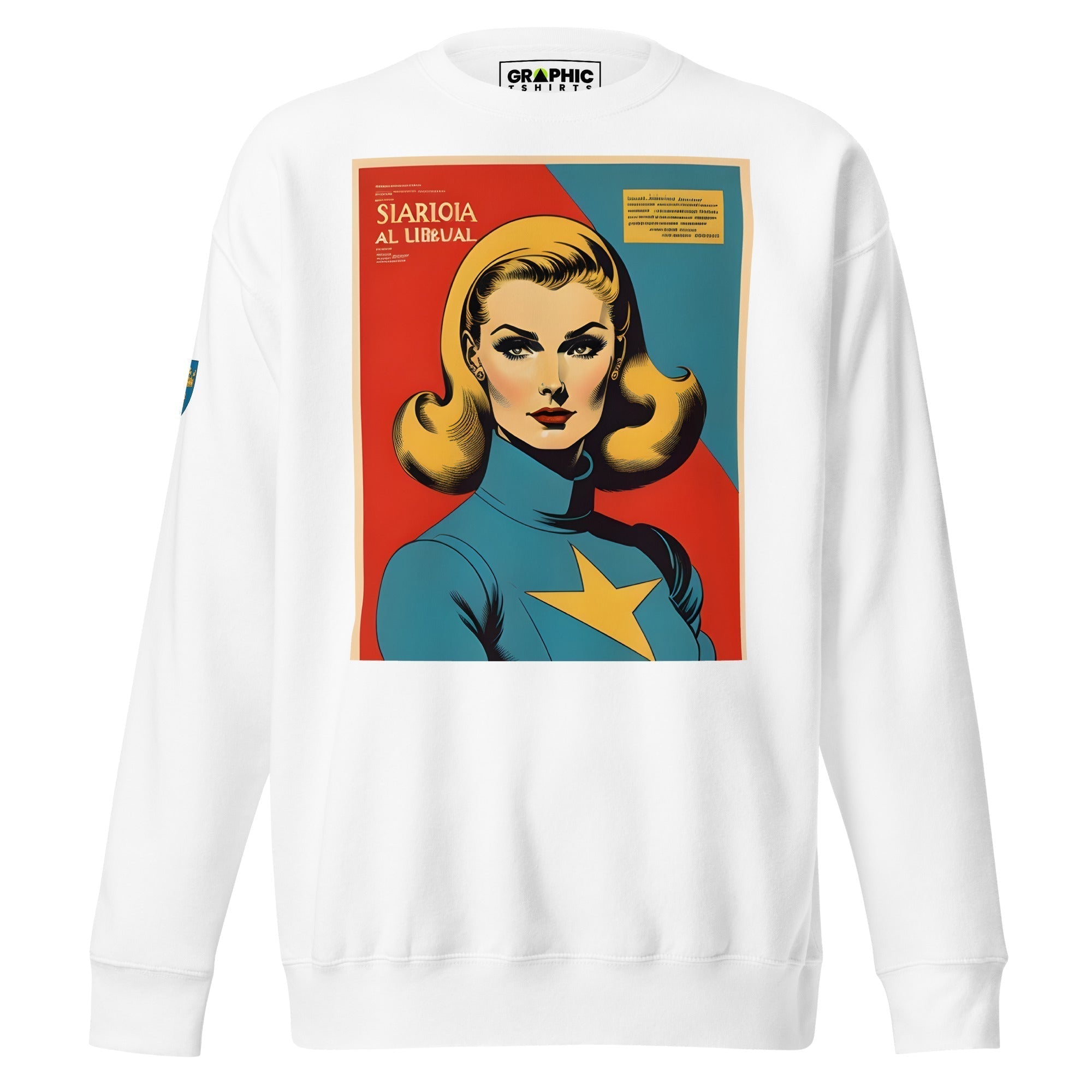 Unisex Premium Sweatshirt - Swedish Vintage Fashion Series v.41 - GRAPHIC T-SHIRTS