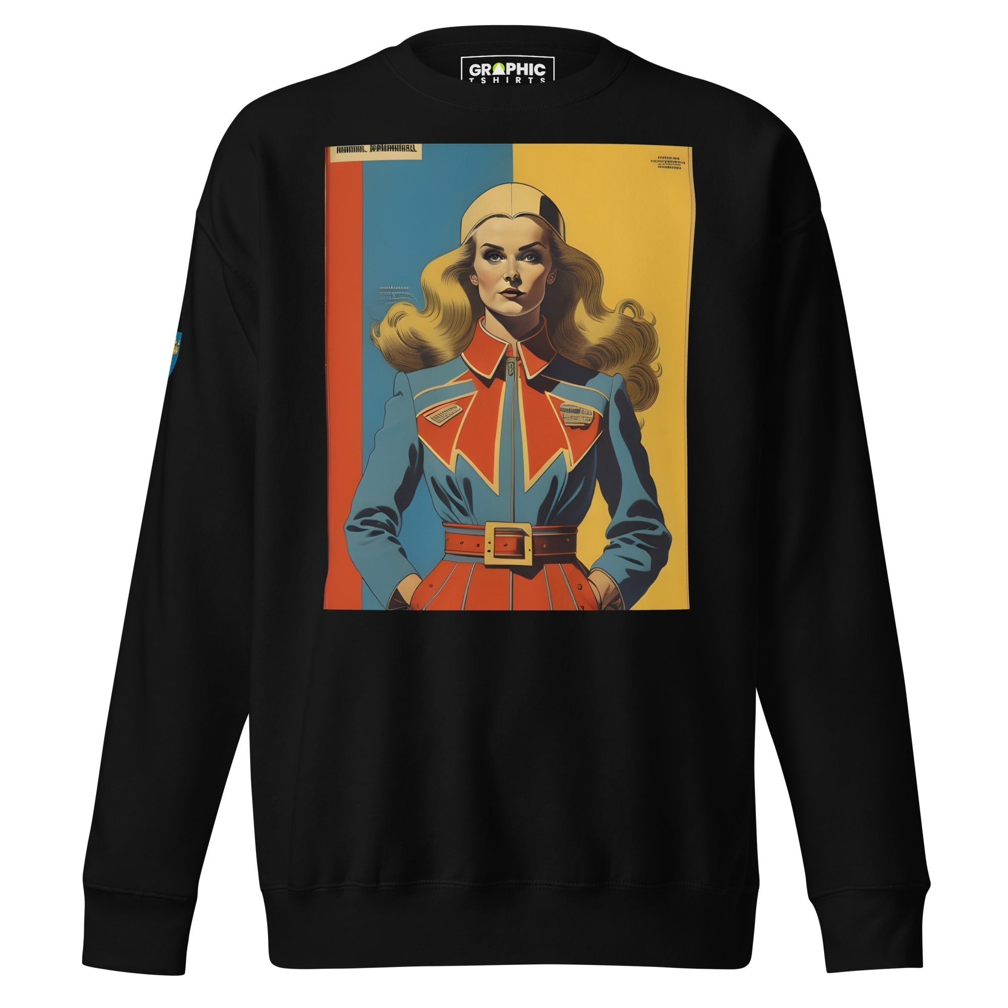 Unisex Premium Sweatshirt - Swedish Vintage Fashion Series v.52 - GRAPHIC T-SHIRTS