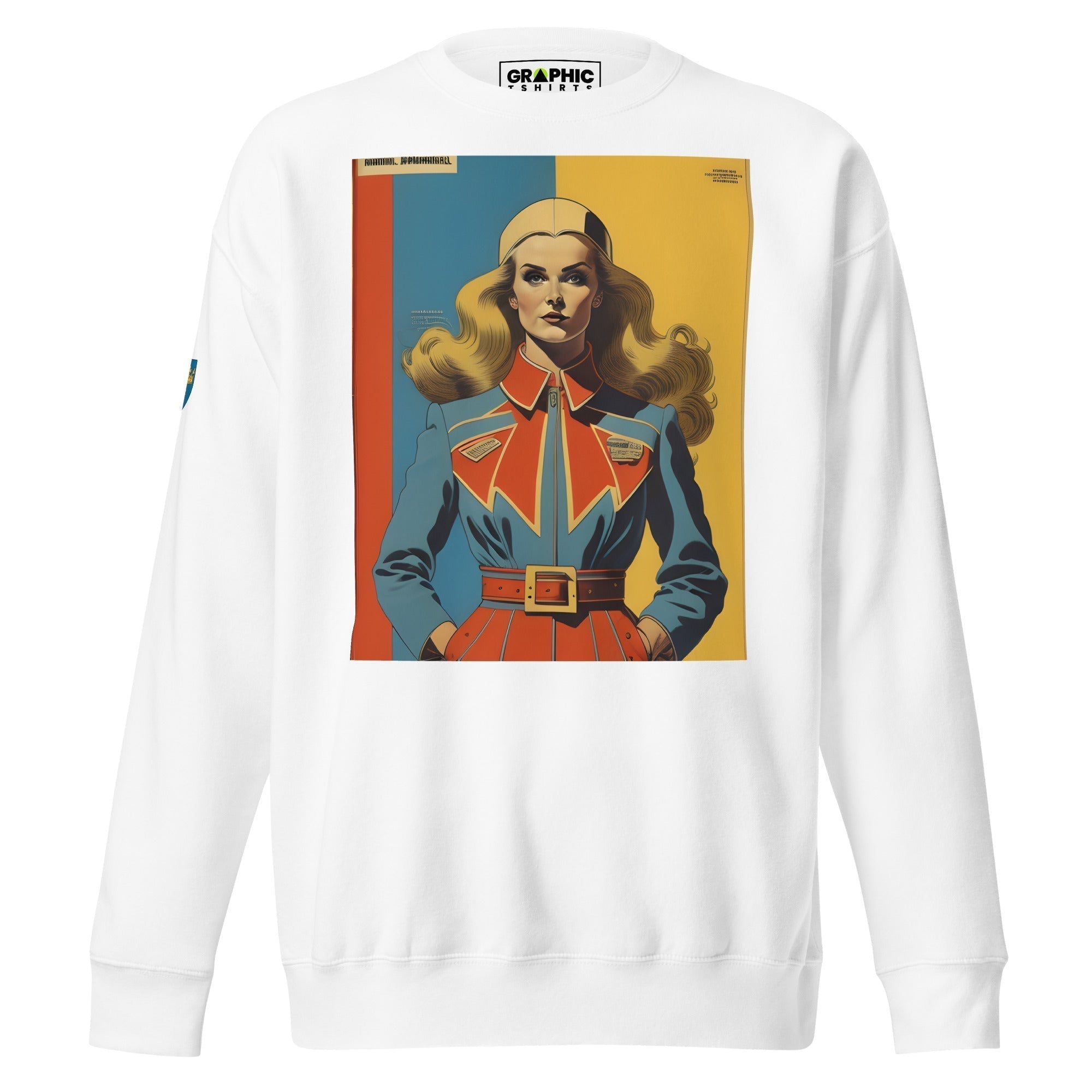 Unisex Premium Sweatshirt - Swedish Vintage Fashion Series v.52 - GRAPHIC T-SHIRTS