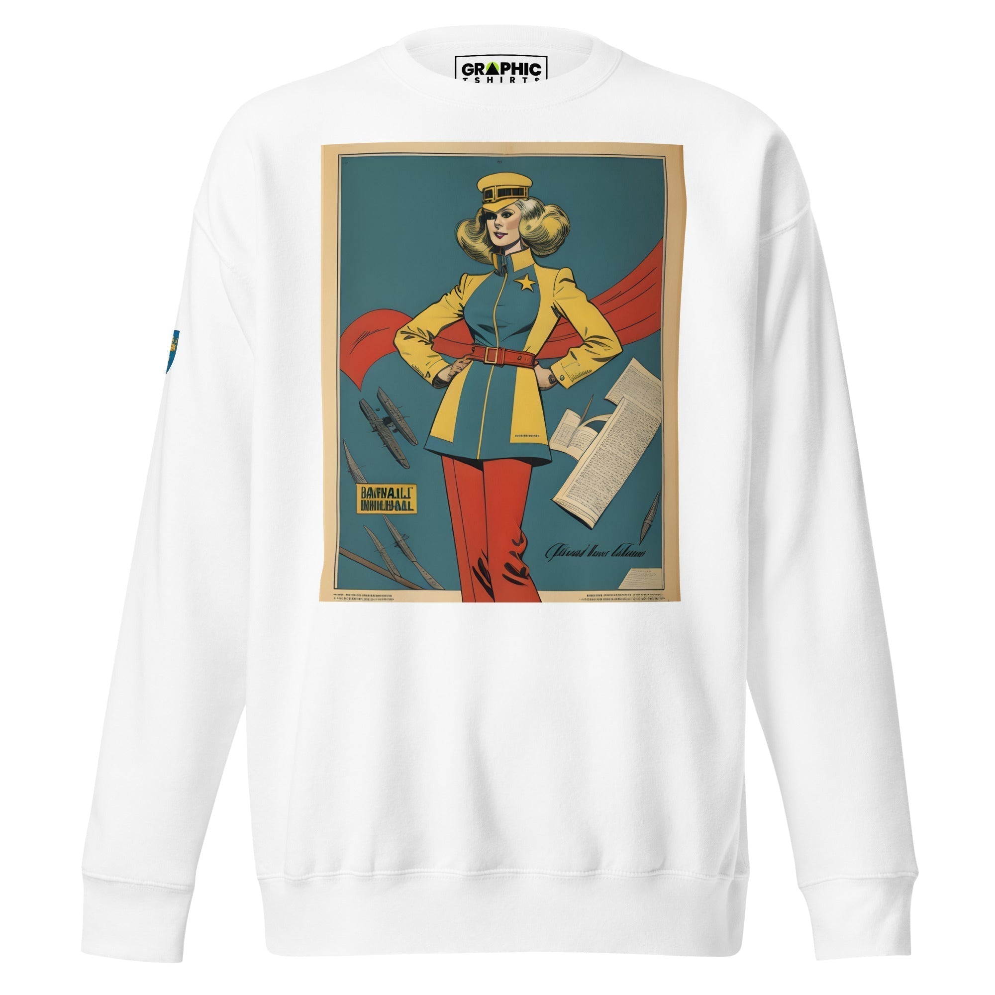 Unisex Premium Sweatshirt - Swedish Vintage Fashion Series v.56 - GRAPHIC T-SHIRTS