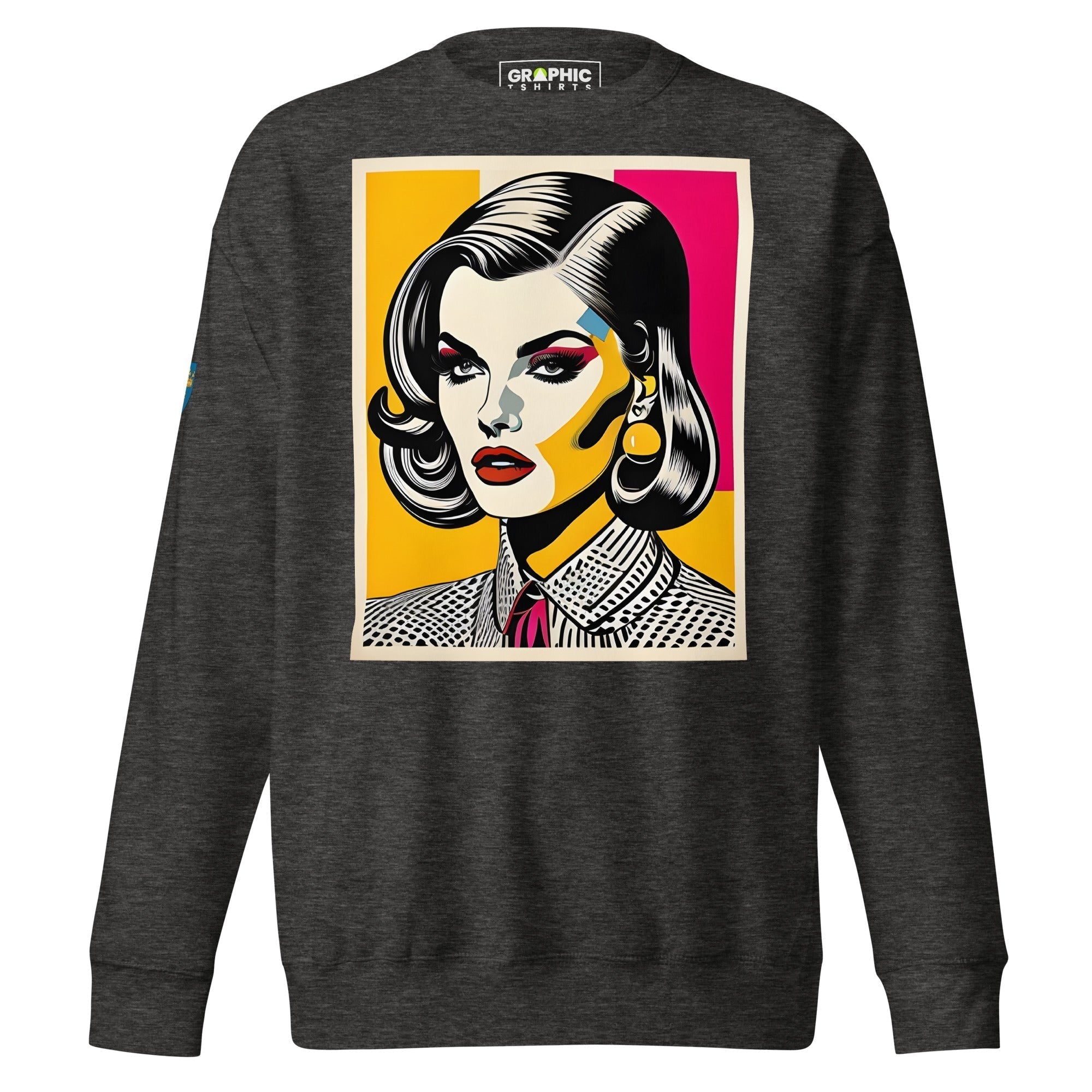 Unisex Premium Sweatshirt - Swedish Vintage Fashion Series v.61 - GRAPHIC T-SHIRTS