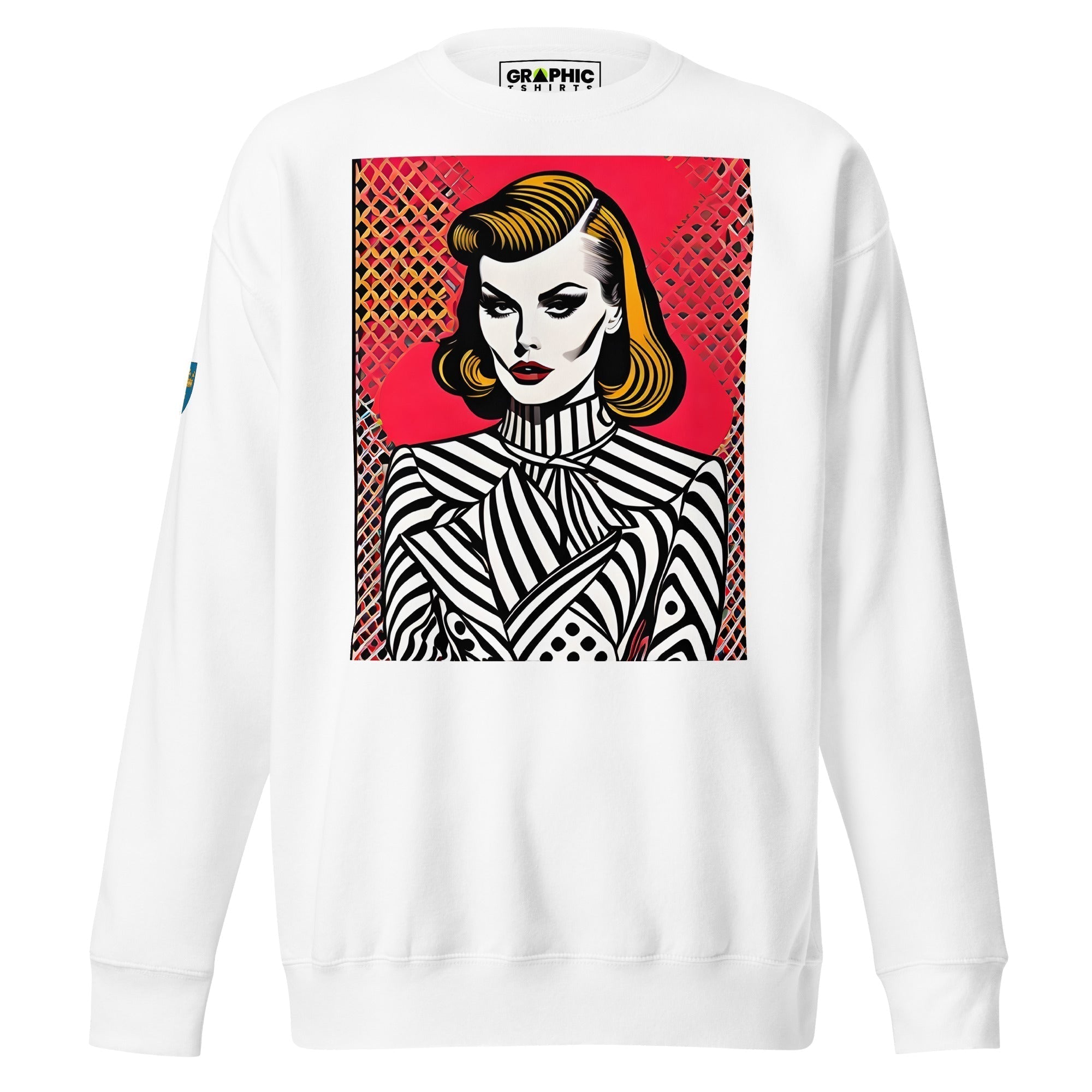 Unisex Premium Sweatshirt - Swedish Vintage Fashion Series v.69 - GRAPHIC T-SHIRTS