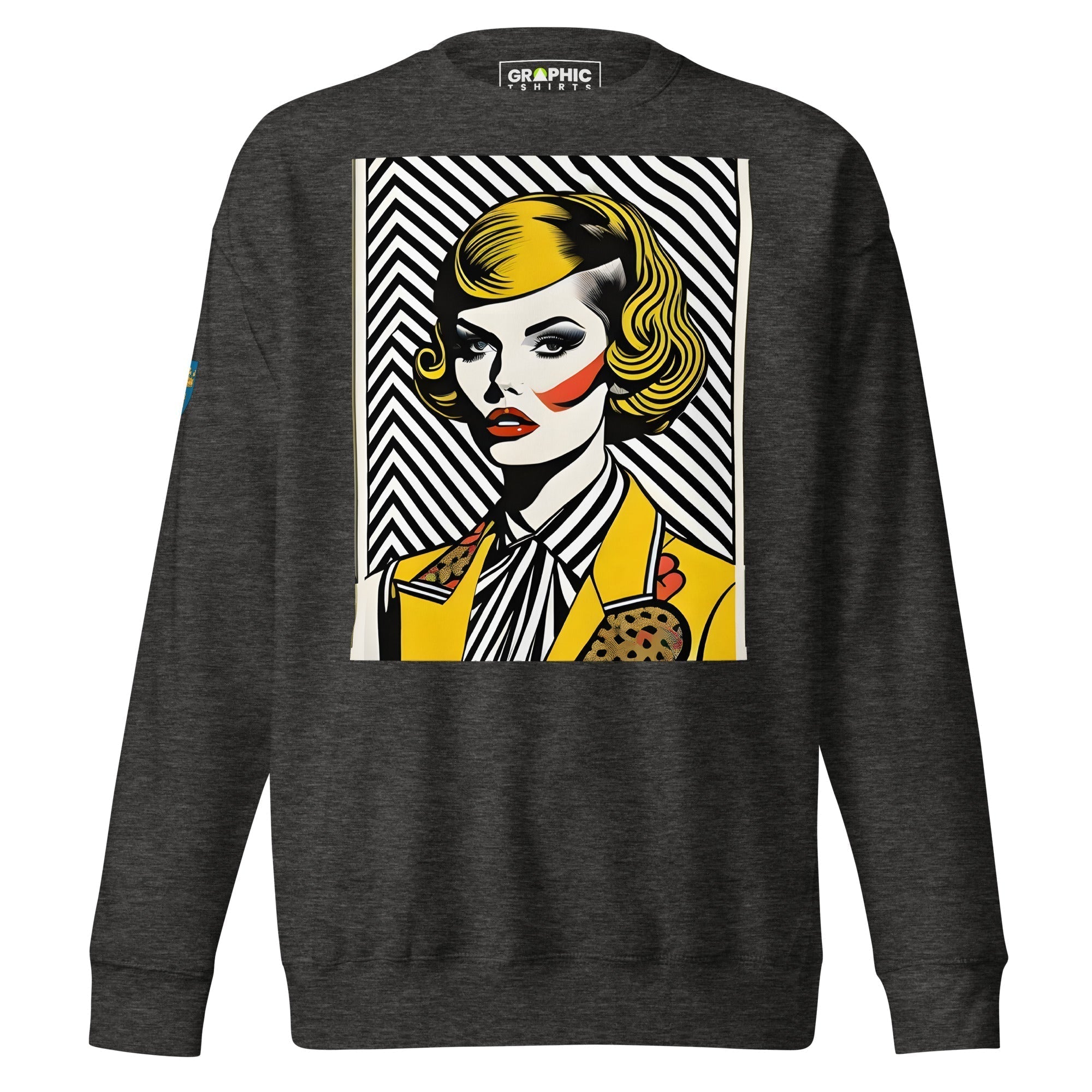 Unisex Premium Sweatshirt - Swedish Vintage Fashion Series v.74 - GRAPHIC T-SHIRTS