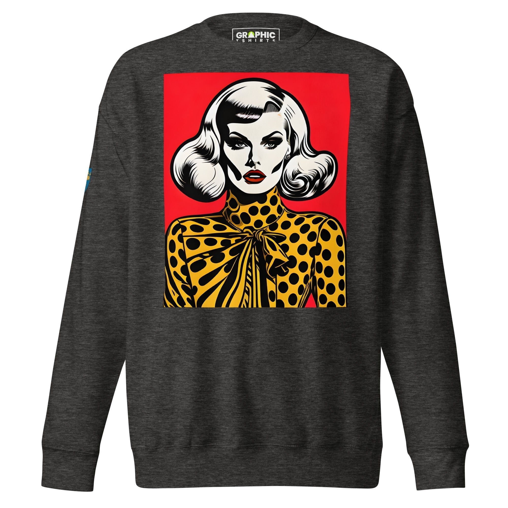 Unisex Premium Sweatshirt - Swedish Vintage Fashion Series v.76 - GRAPHIC T-SHIRTS