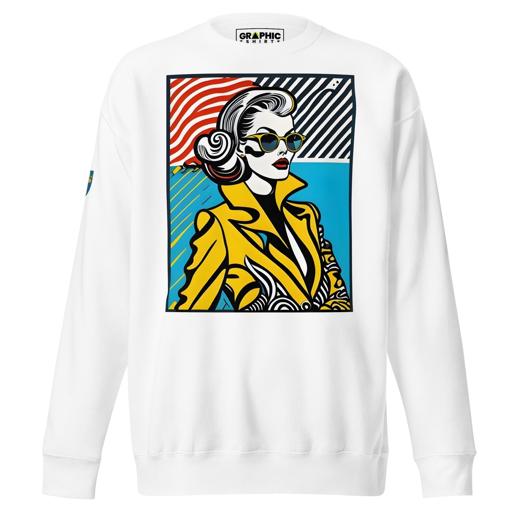 Unisex Premium Sweatshirt - Swedish Vintage Fashion Series v.77 - GRAPHIC T-SHIRTS