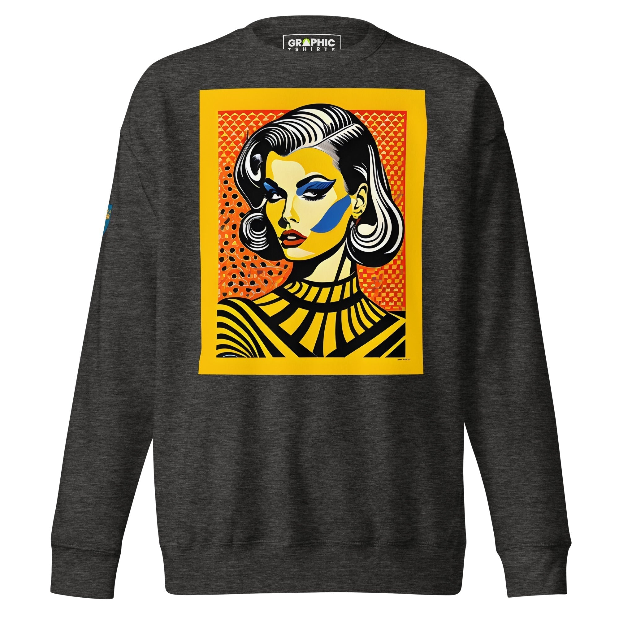 Unisex Premium Sweatshirt - Swedish Vintage Fashion Series v.79 - GRAPHIC T-SHIRTS