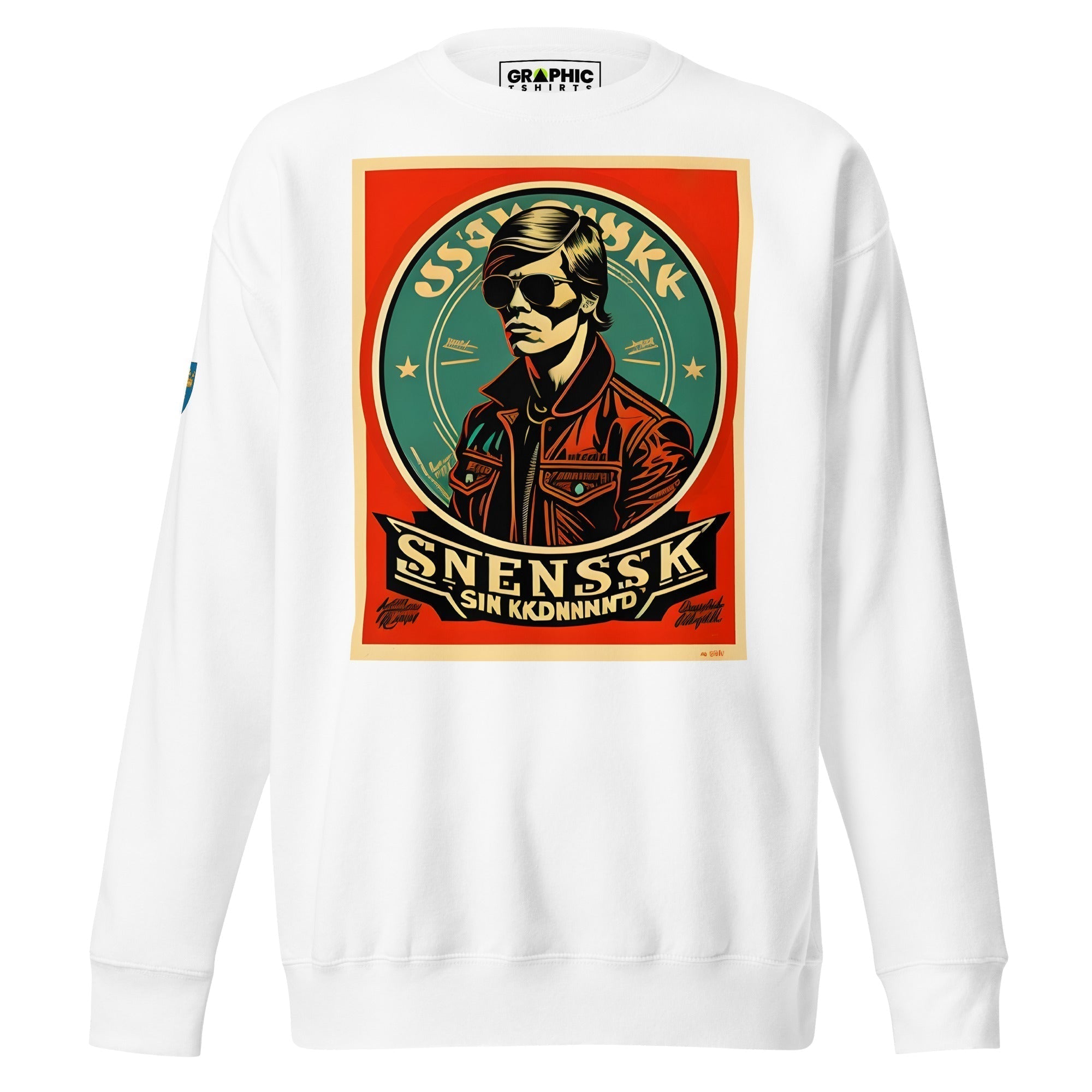 Unisex Premium Sweatshirt - Swedish Vintage Fashion Series v.9 - GRAPHIC T-SHIRTS