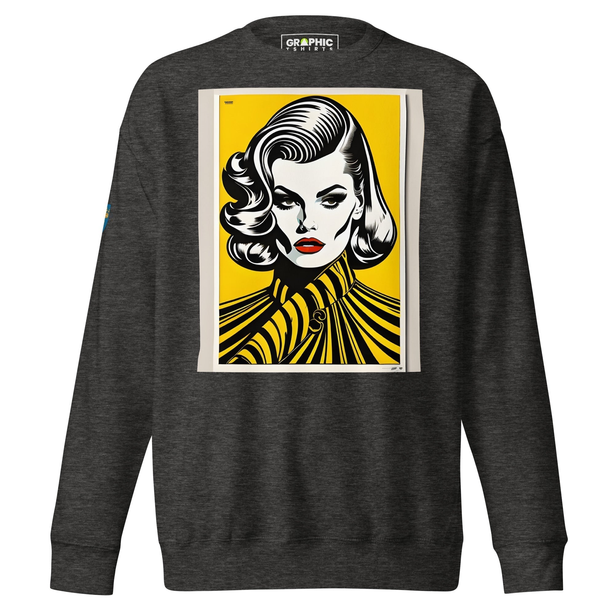 Unisex Premium Sweatshirt - Swedish Vintage Fashion Series v.93 - GRAPHIC T-SHIRTS