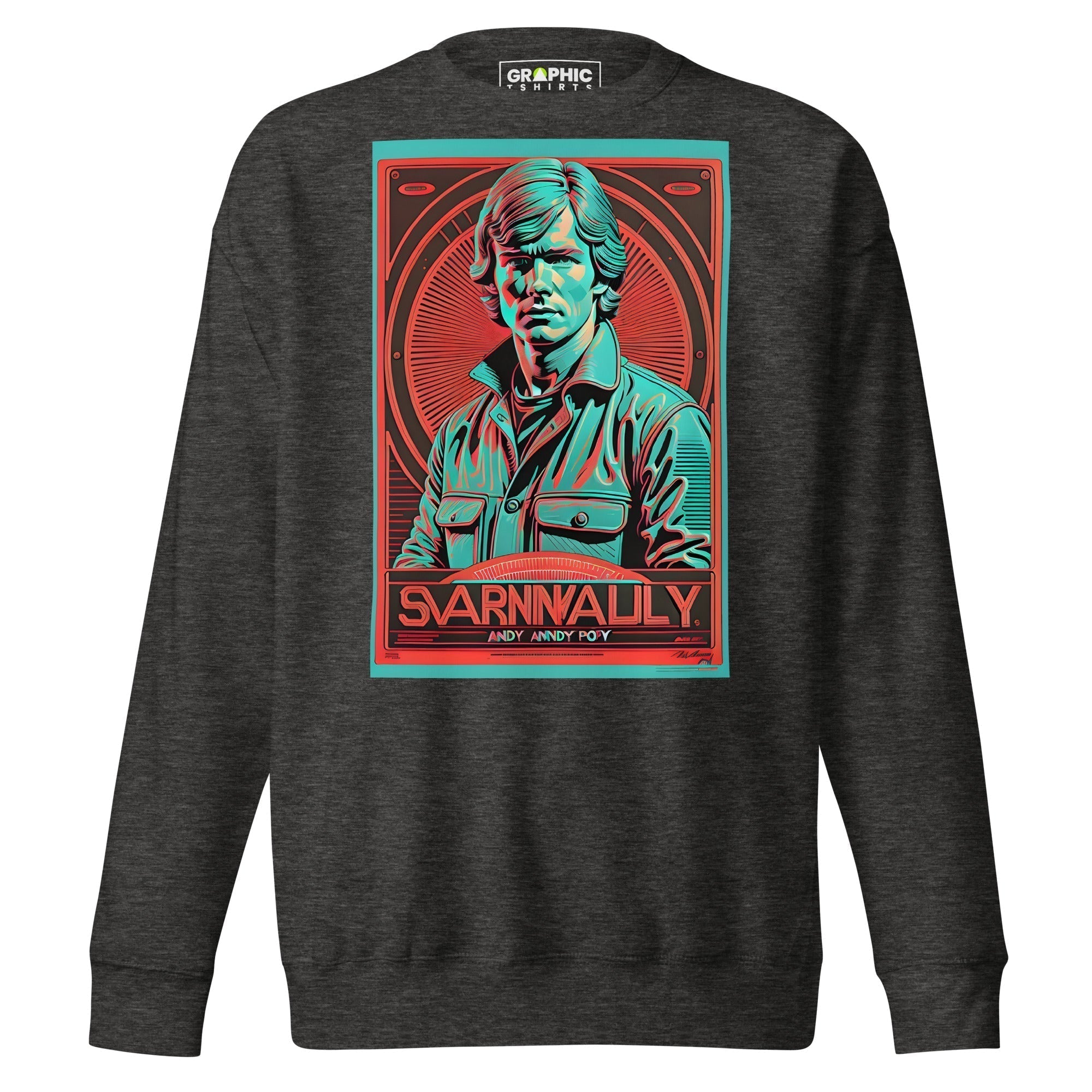 Unisex Premium Sweatshirt - Vintage American Superstar Series v.10 - GRAPHIC T-SHIRTS