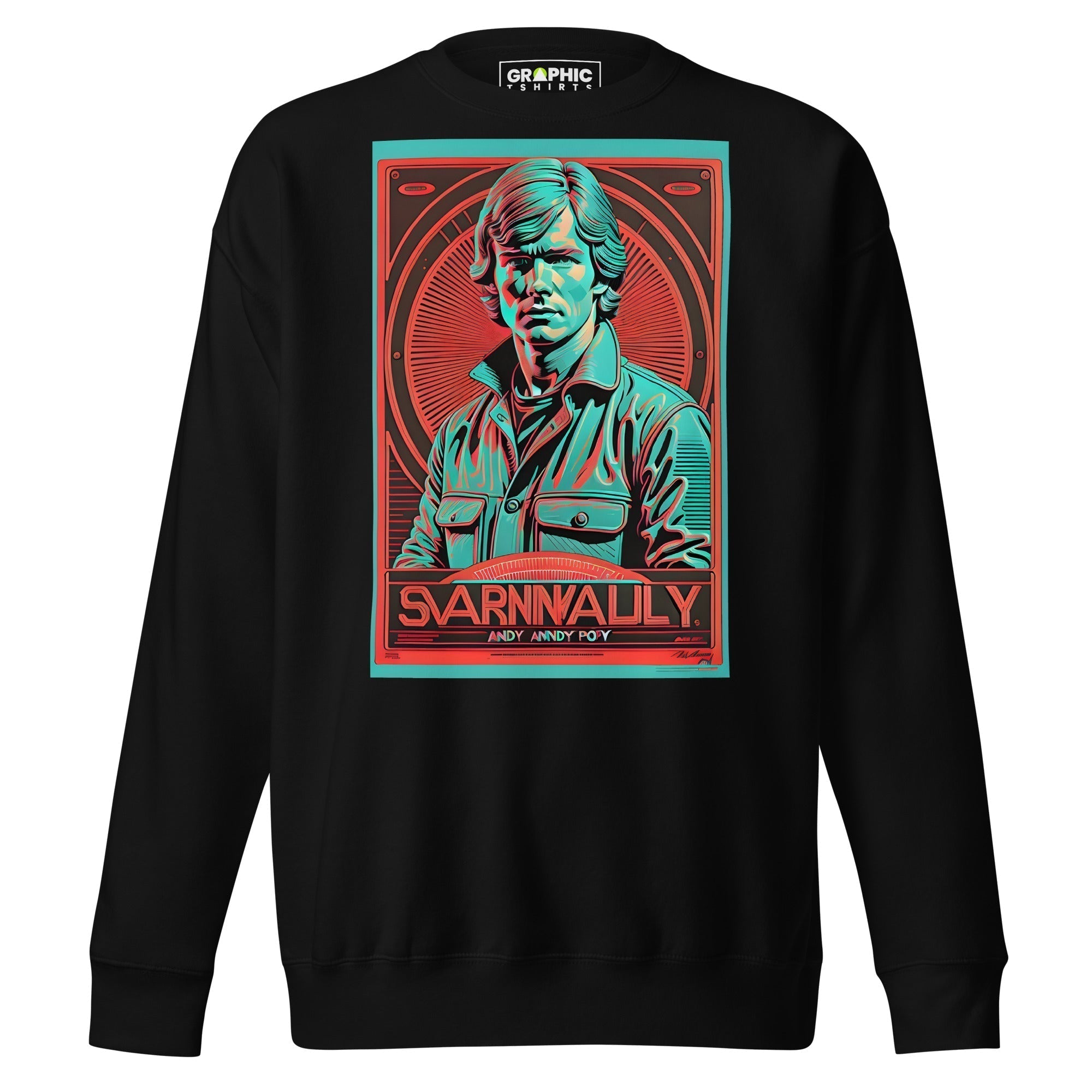 Unisex Premium Sweatshirt - Vintage American Superstar Series v.10 - GRAPHIC T-SHIRTS
