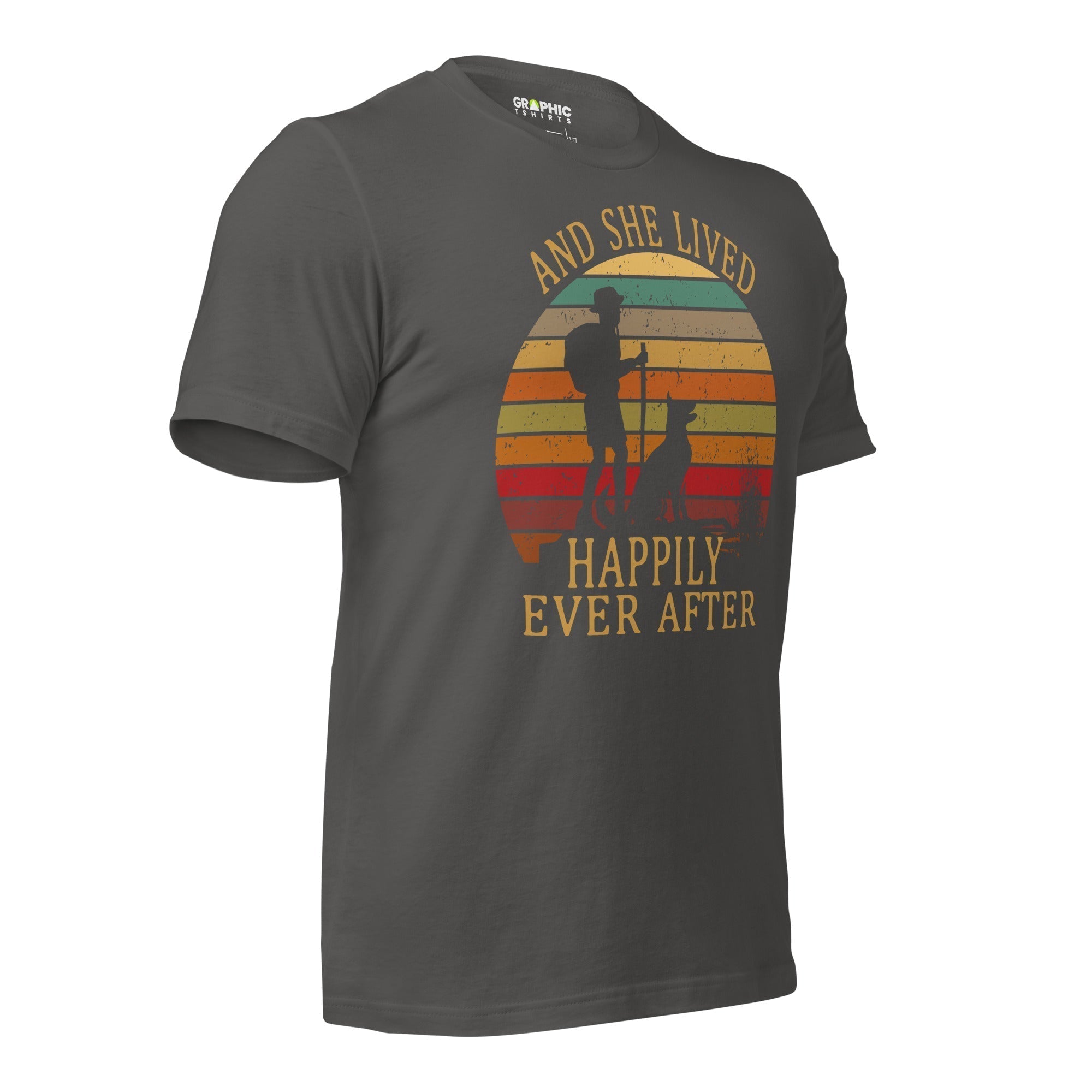 Unisex Staple T-Shirt - And She Lived Happily Ever After - GRAPHIC T-SHIRTS