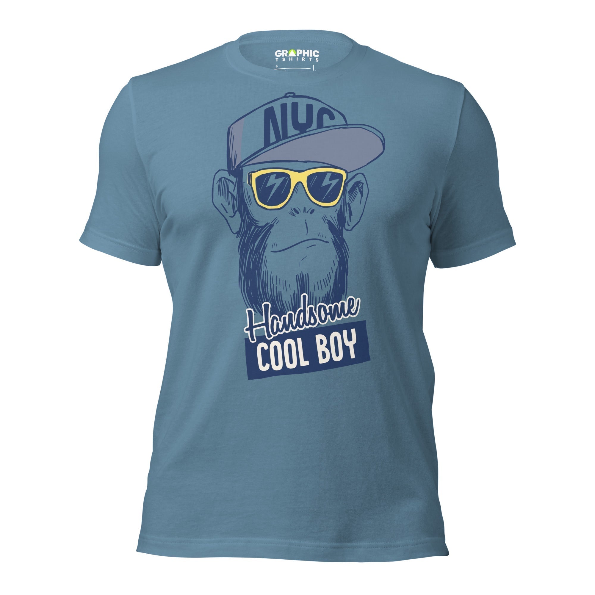 Unisex Staple T-Shirt - Handsome Cool Boy Gorilla NYC - GRAPHIC T-SHIRTS