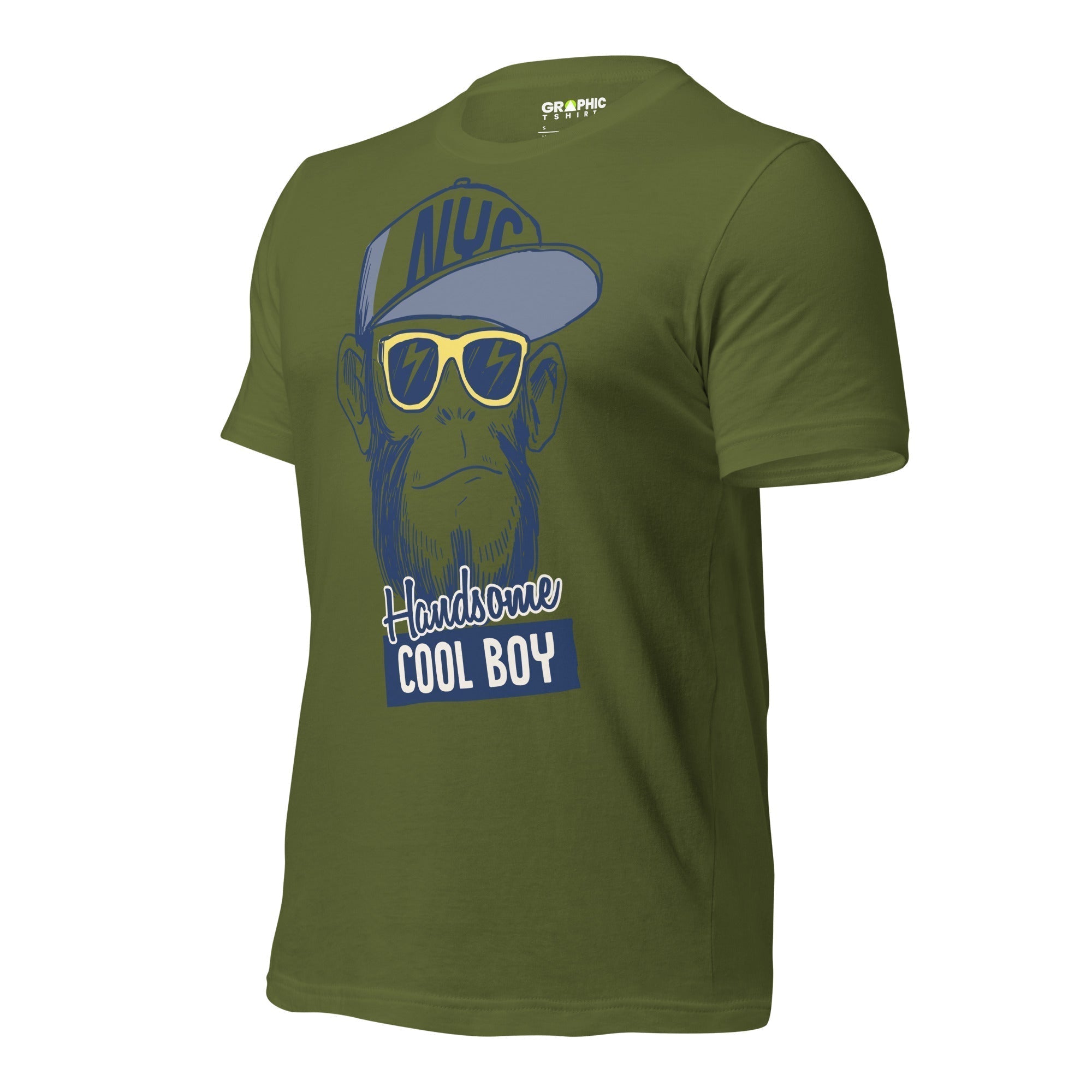 Unisex Staple T-Shirt - Handsome Cool Boy Gorilla NYC - GRAPHIC T-SHIRTS