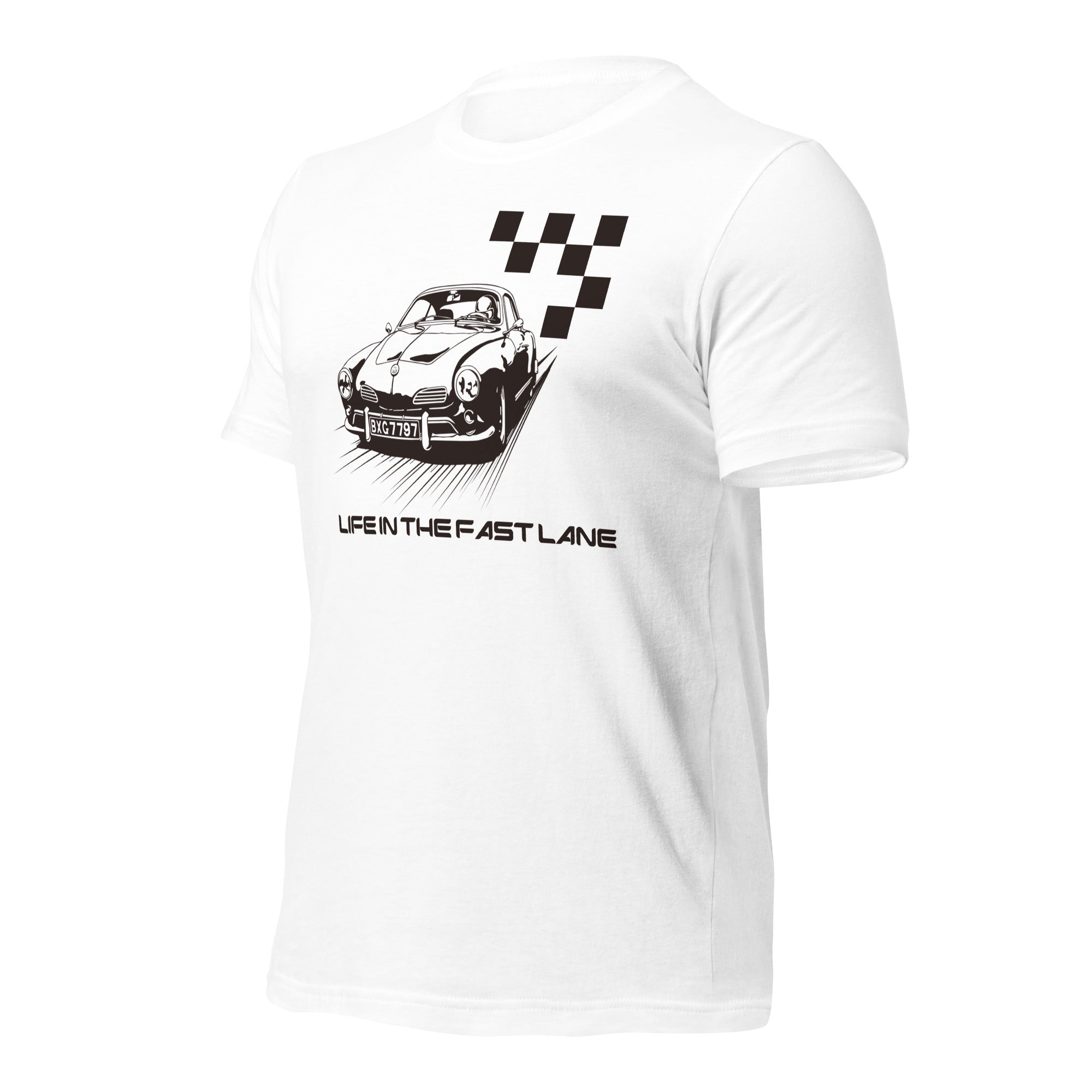 Unisex Staple T-Shirt - Life In The Fast Lane Car Racing - GRAPHIC T-SHIRTS