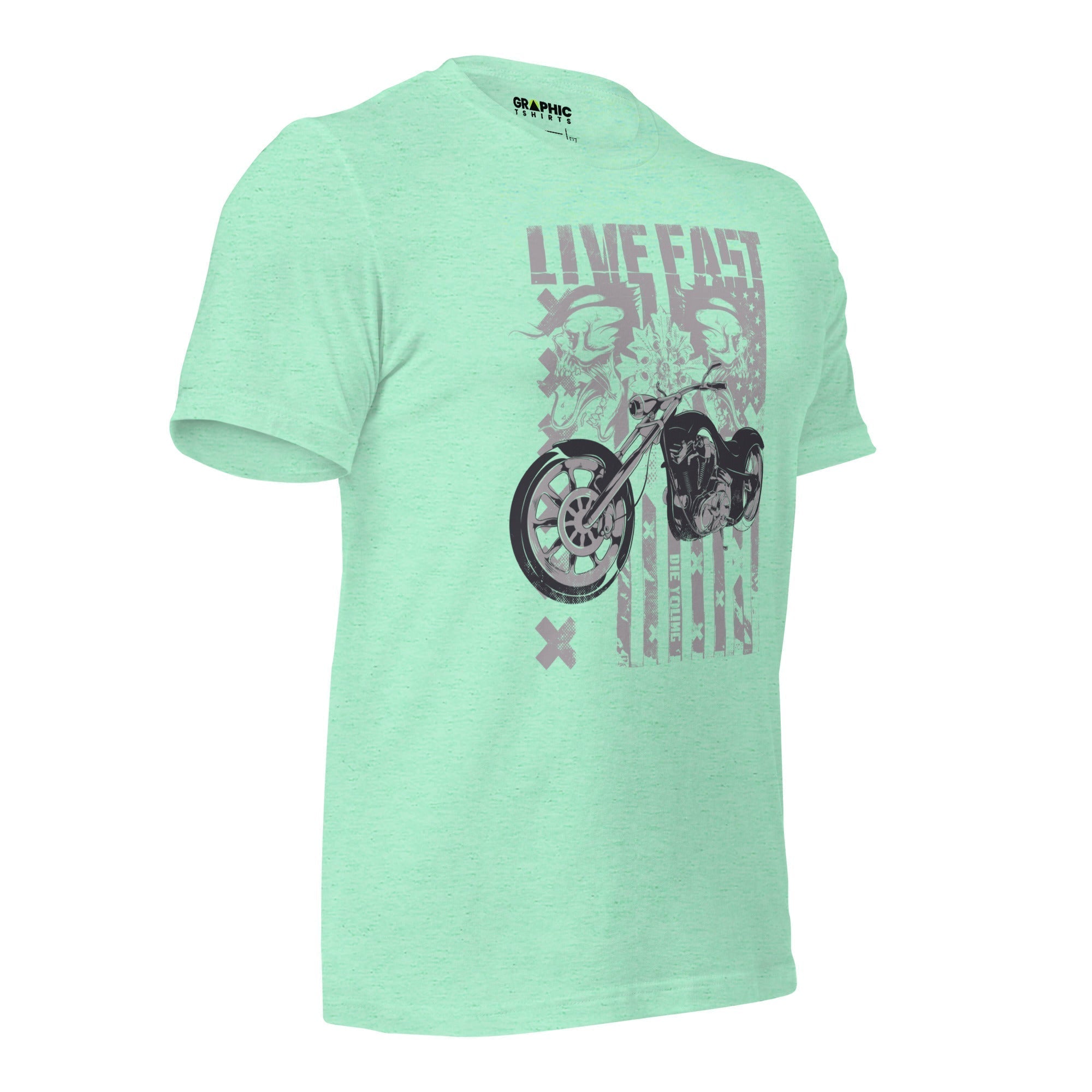 Unisex Staple T-Shirt - Live Fast Motorcycle - GRAPHIC T-SHIRTS