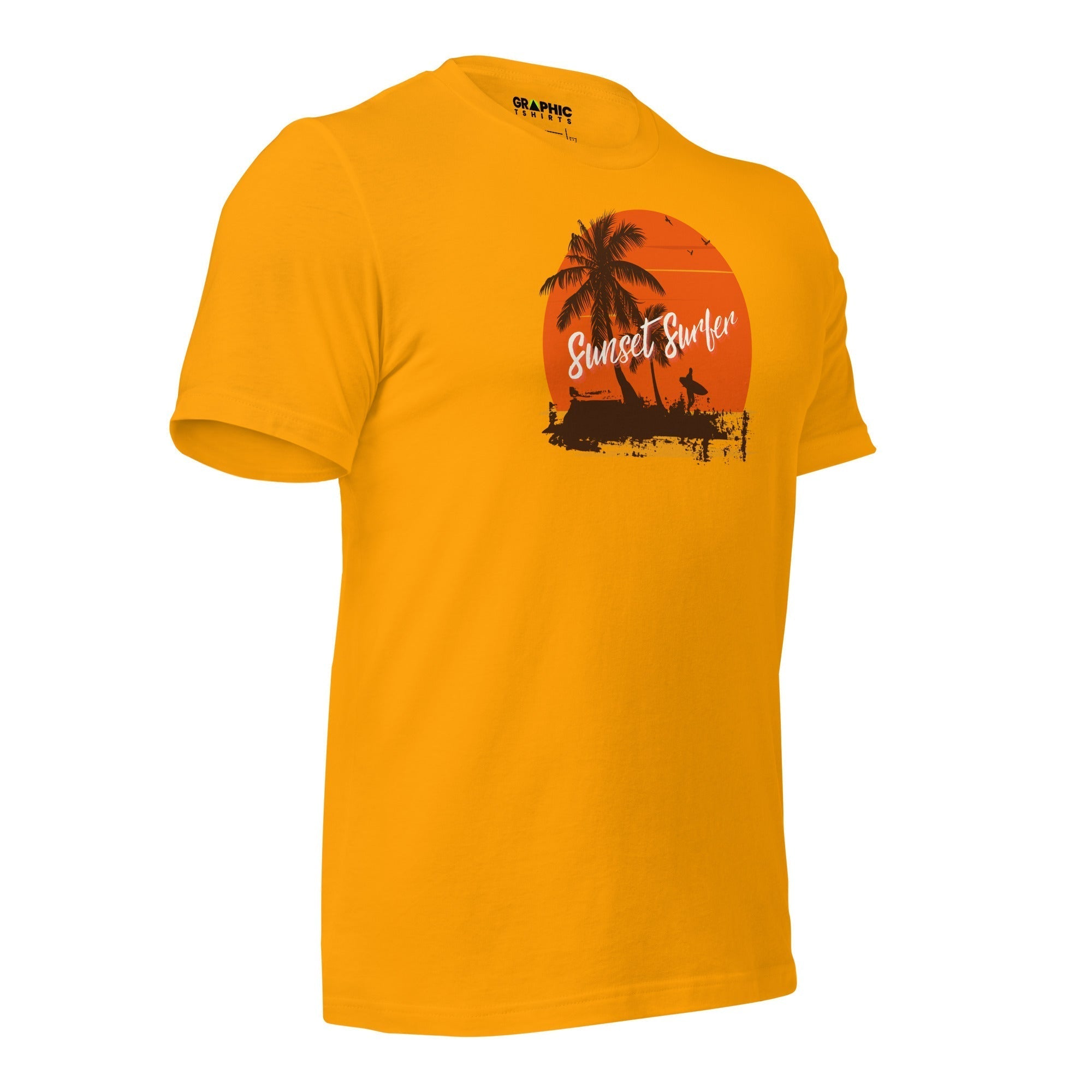 Unisex Staple T-Shirt - Sunset Surfer - GRAPHIC T-SHIRTS